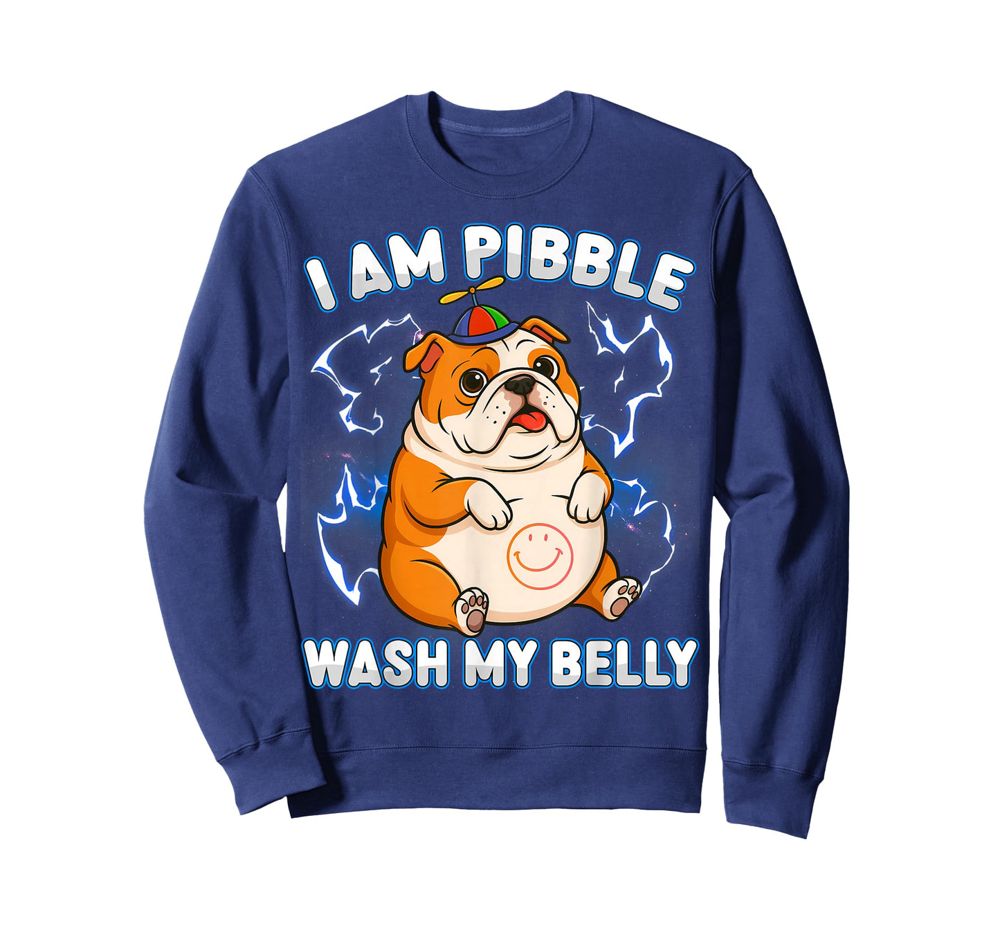 I Am Pibble Dog Puppy Wash Clean My Belly Funny Meme T-Shirt