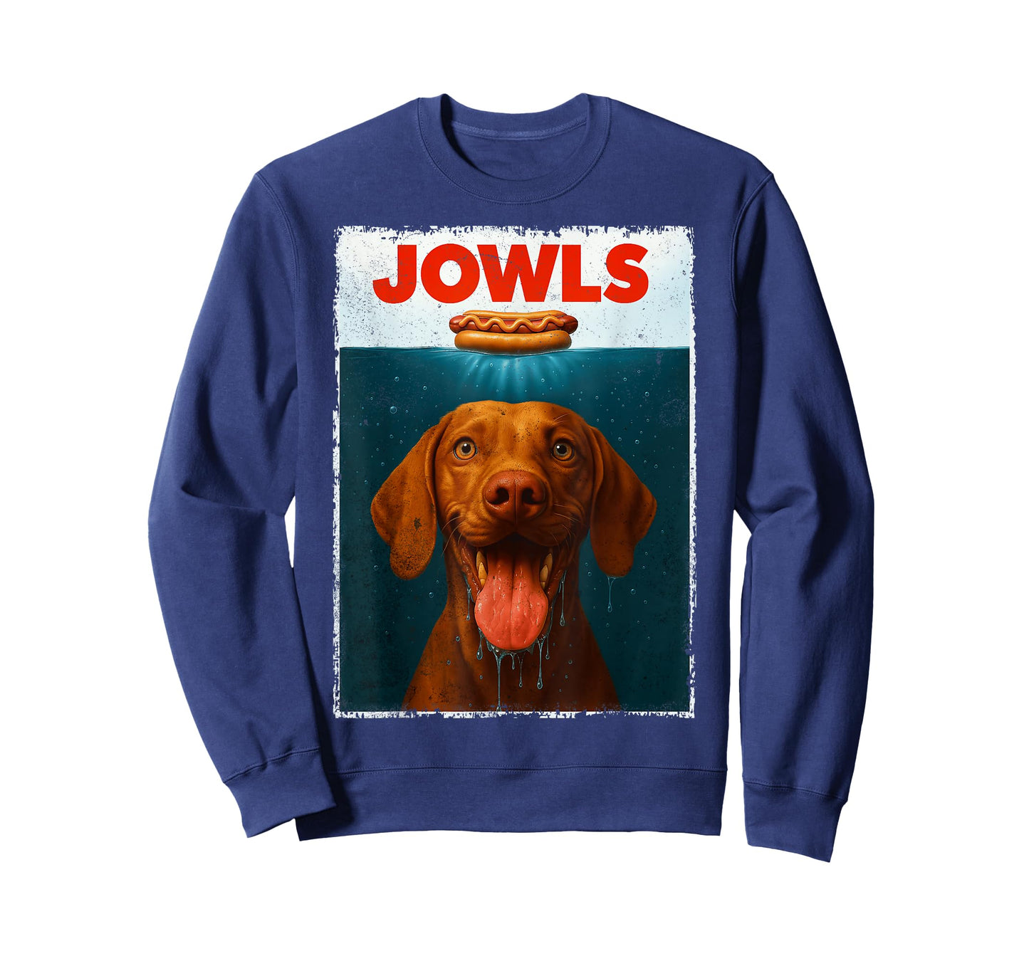 Vizsla Jowls Hungarian Velcro Dog Funny Dog Dad Dog Mom T-Shirt