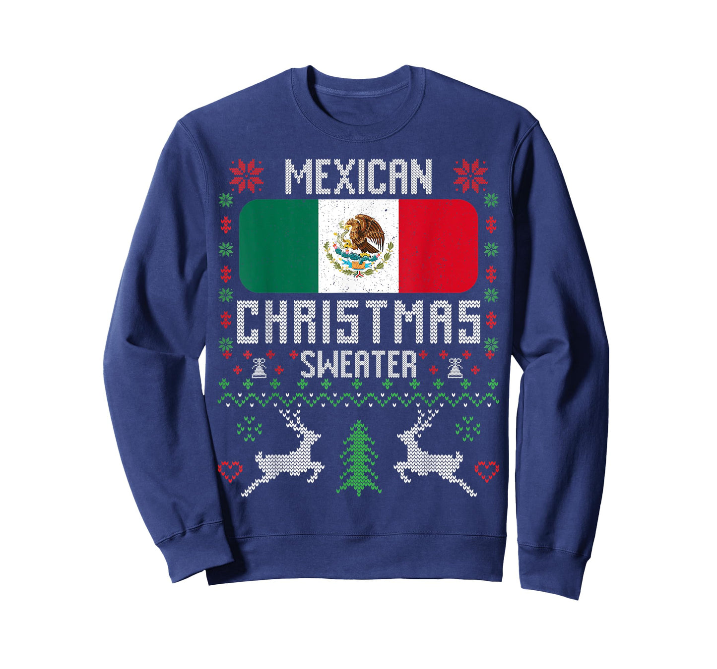 Mexico Flag Mexican Christmas Sweater T-Shirt