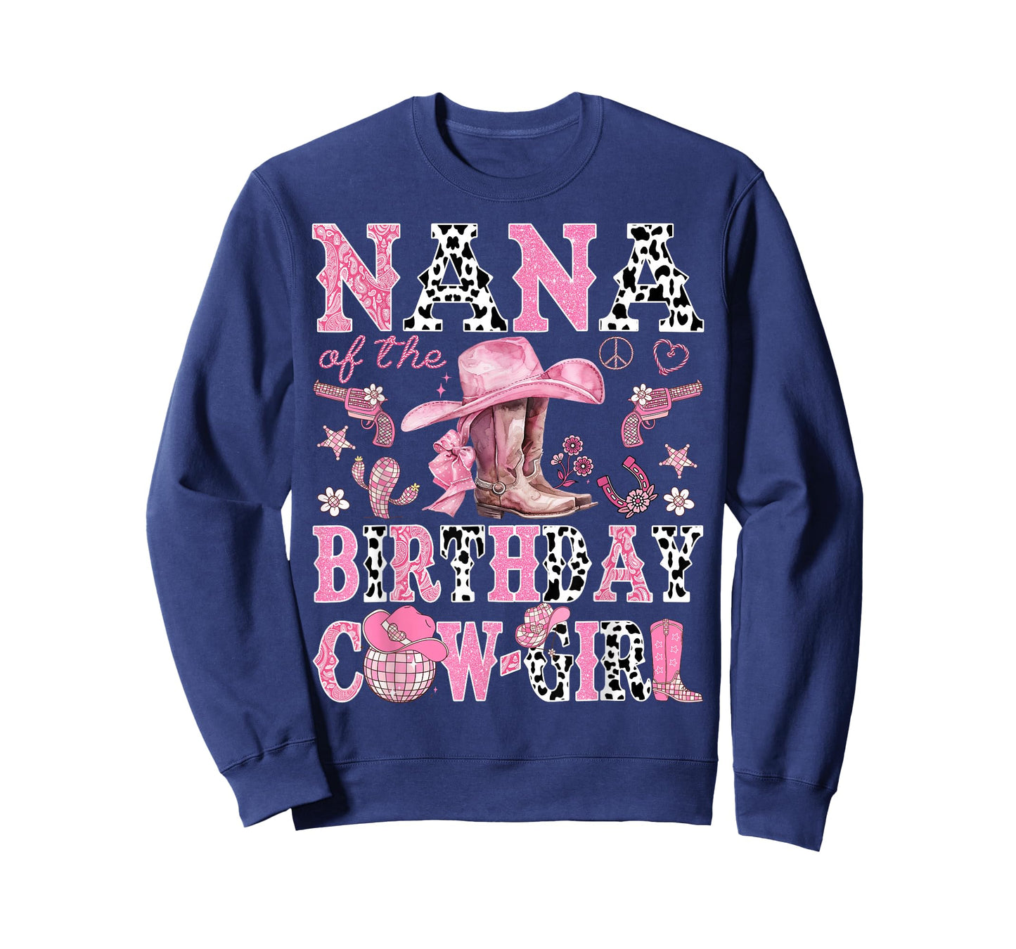 Nana Of The Birthday CowGirl Rodeo Nana Western T-Shirt