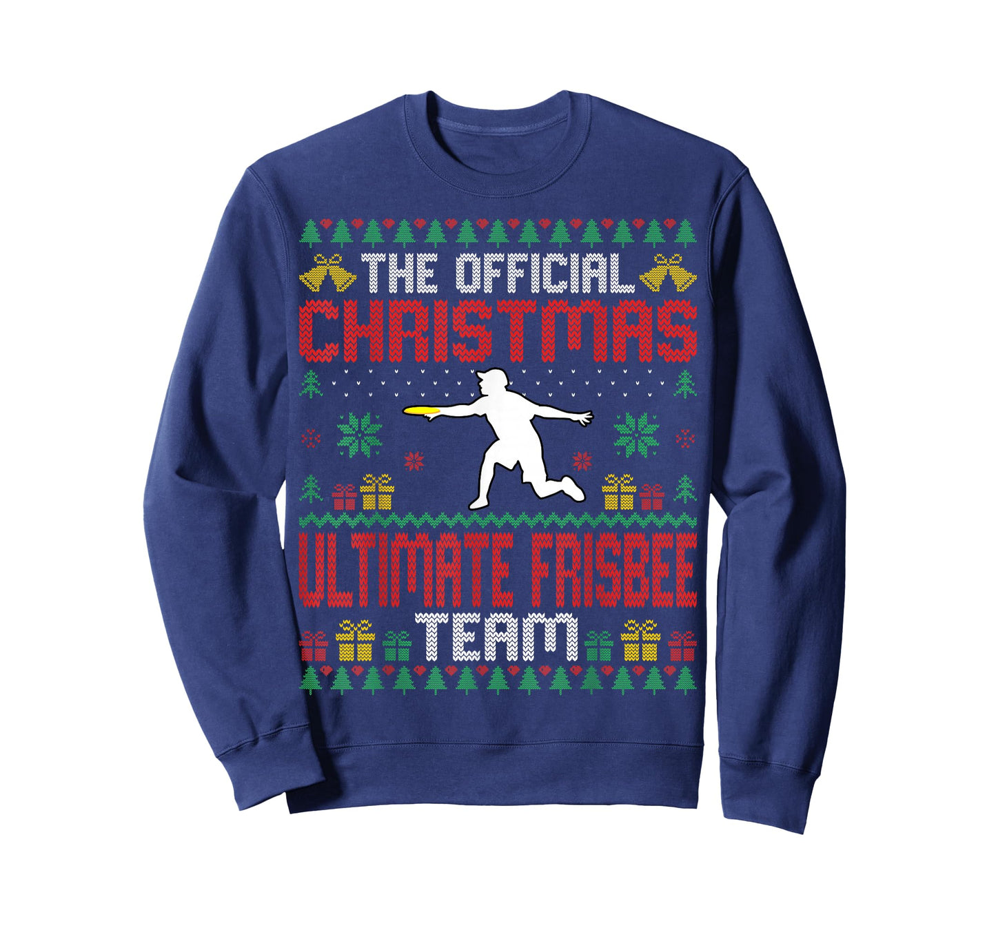 Funny Ugly Christmas Ultimate Frisbee Team Xmas T-Shirt