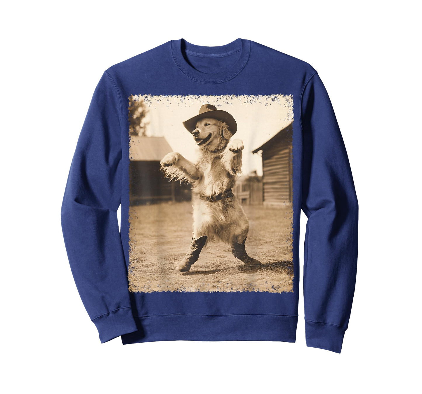 Golden Retriever Funny Cowboy T-Shirt