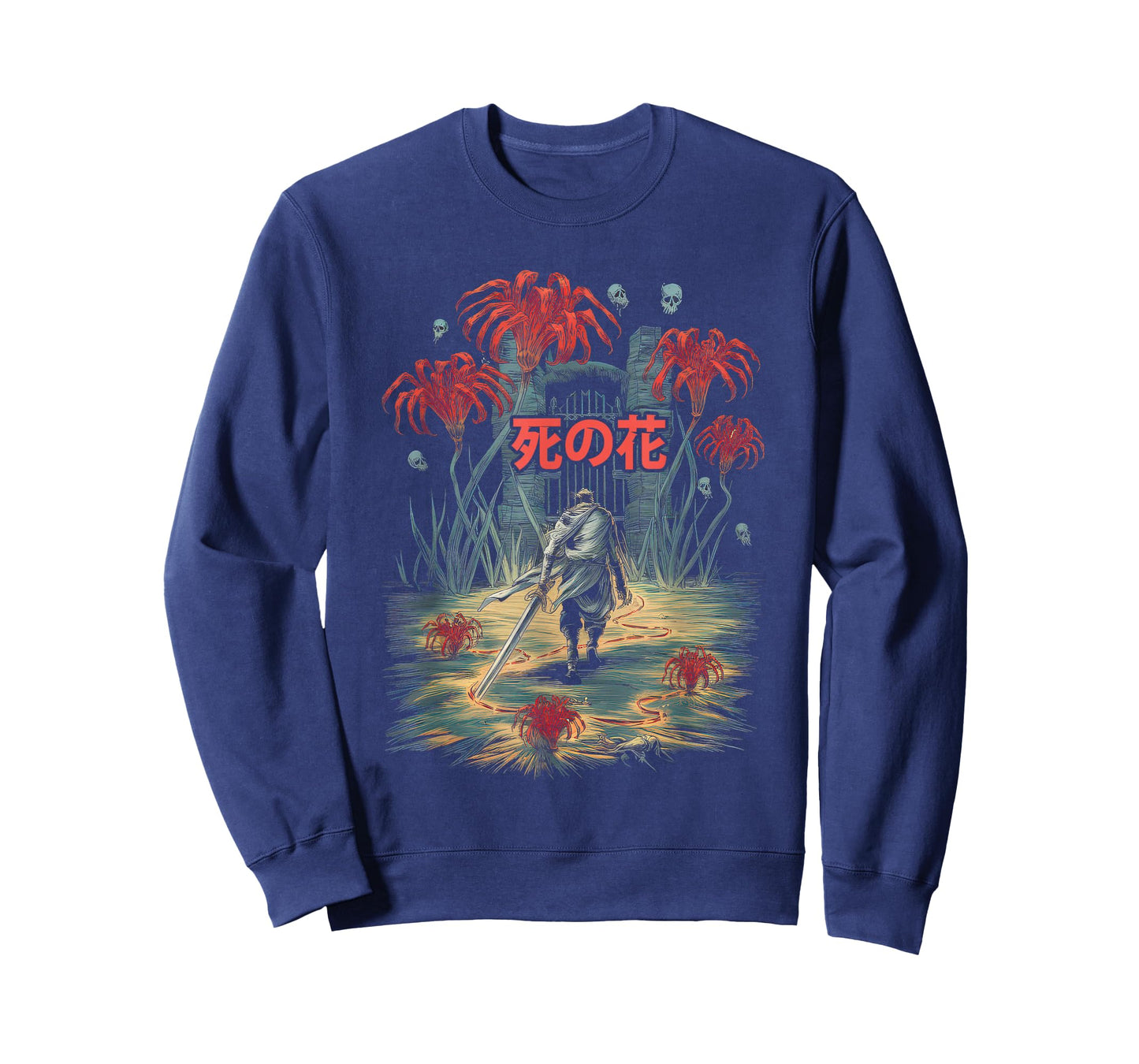 Japanese Spider Lily Tshirt Anime Aesthetic Flower Higanbana T-Shirt