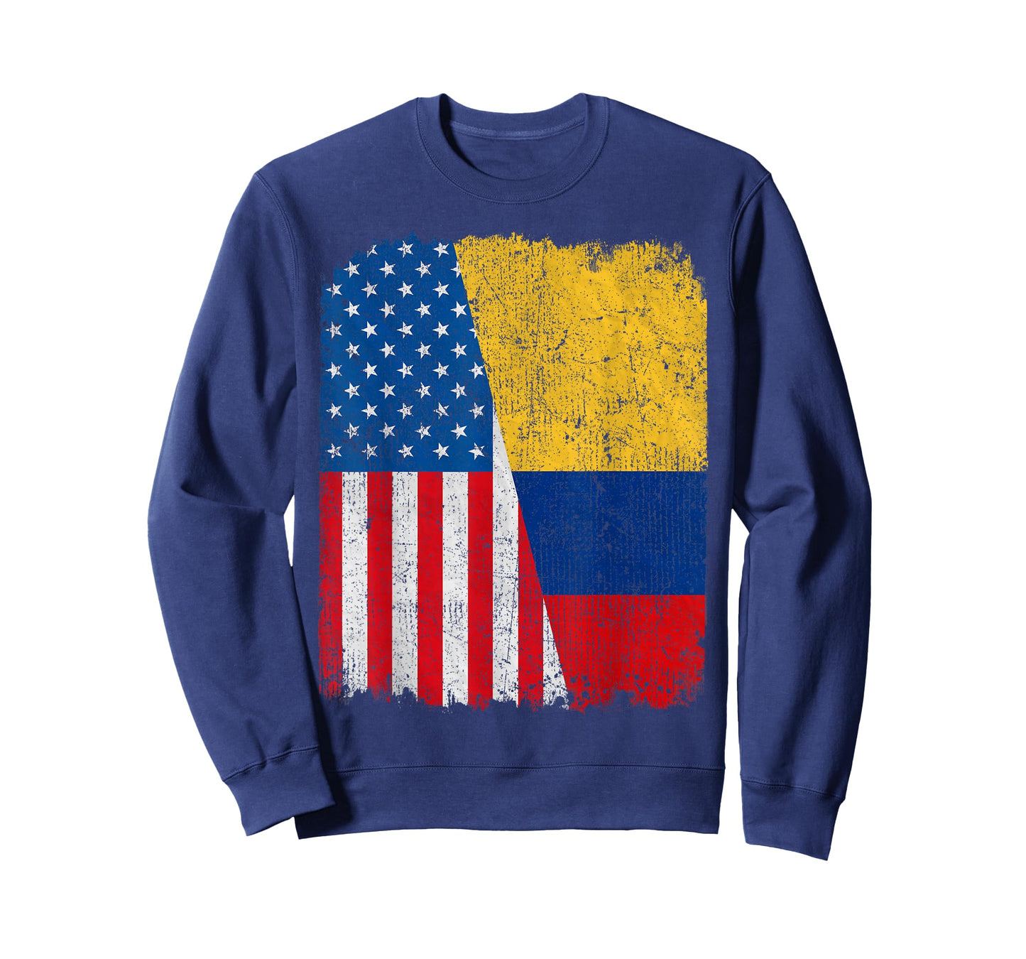 Colombian American Flag Half USA Colombia Root Proud T-Shirt