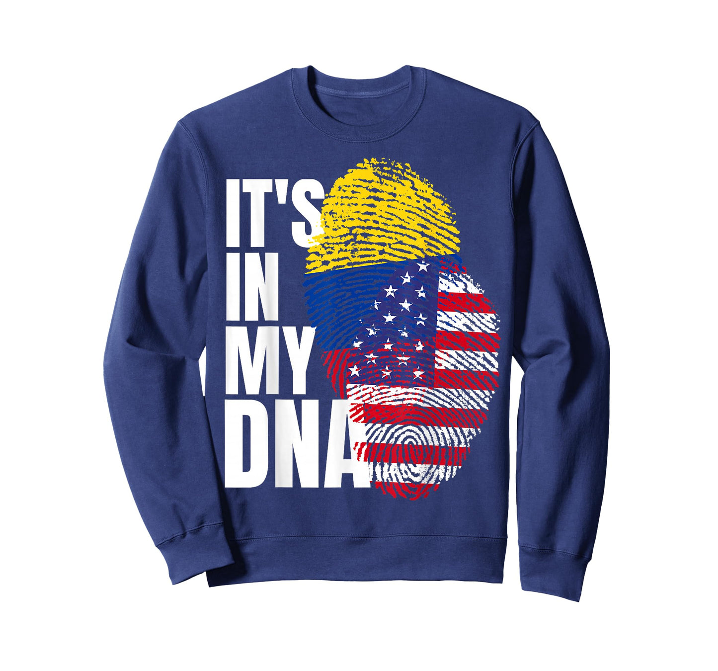 American And Colombian Mix DNA Flag Heritage T-Shirt