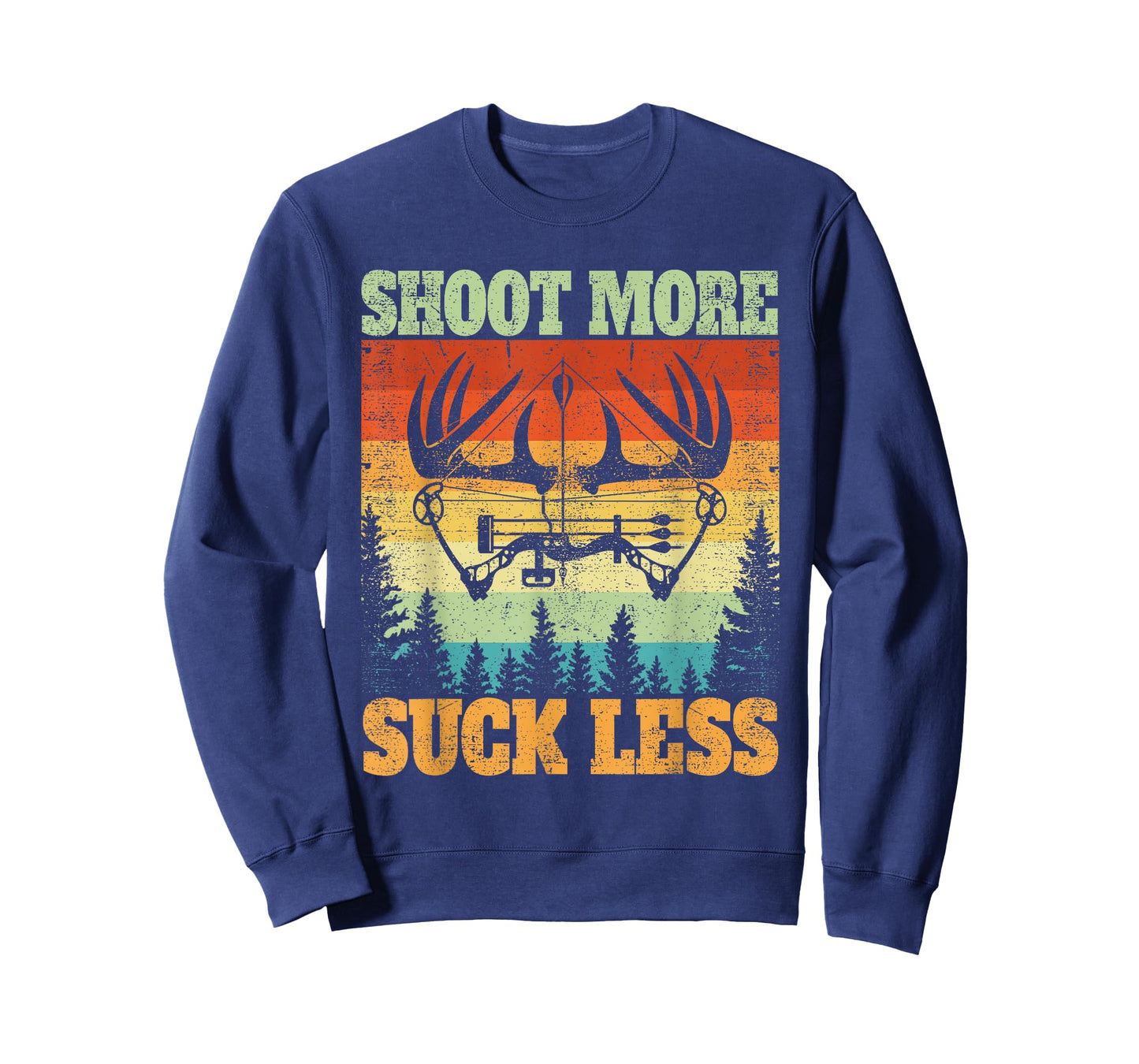 Shoot More Suck Less Funny Hunting Lover Hunter father's day T-Shirt
