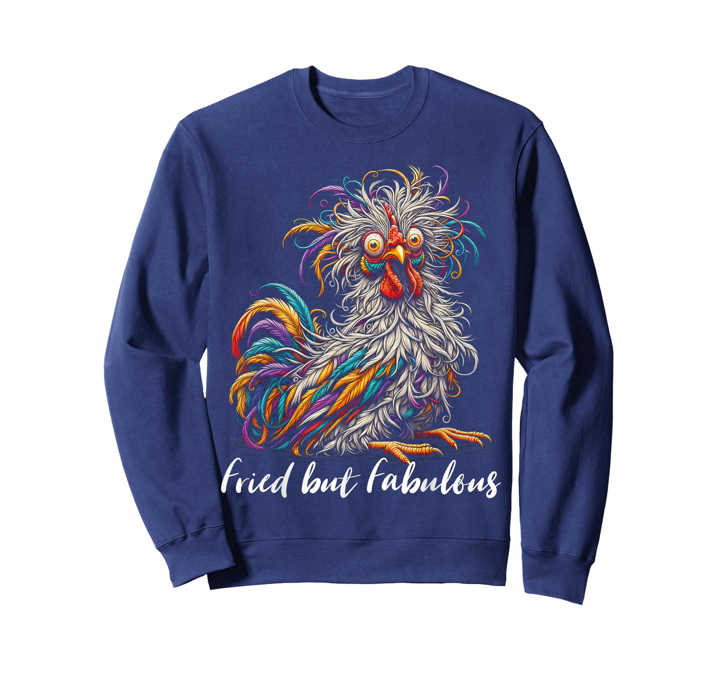 Chicken Funny Fried but Fabulous Graphic Women Chicken Love T-Shirt