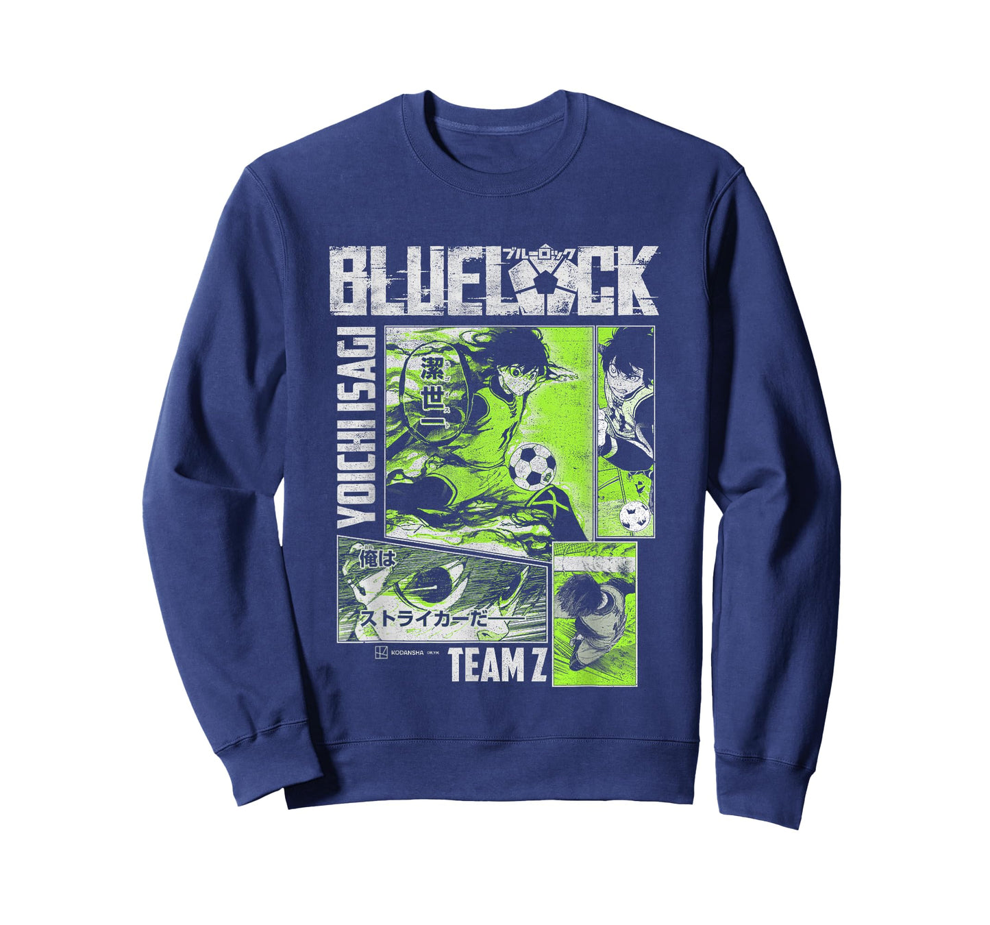 Blue Lock Yoichi Isagi Split Soccer Panels T-Shirt