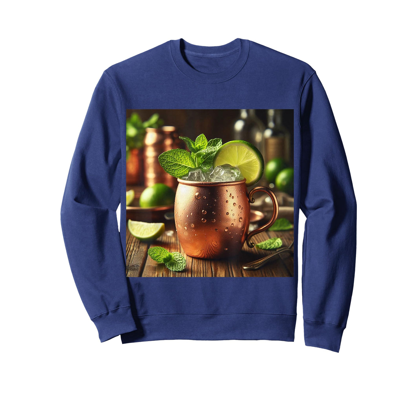Fun Moscow Mule Cocktail Copper Mug Costume T-Shirt