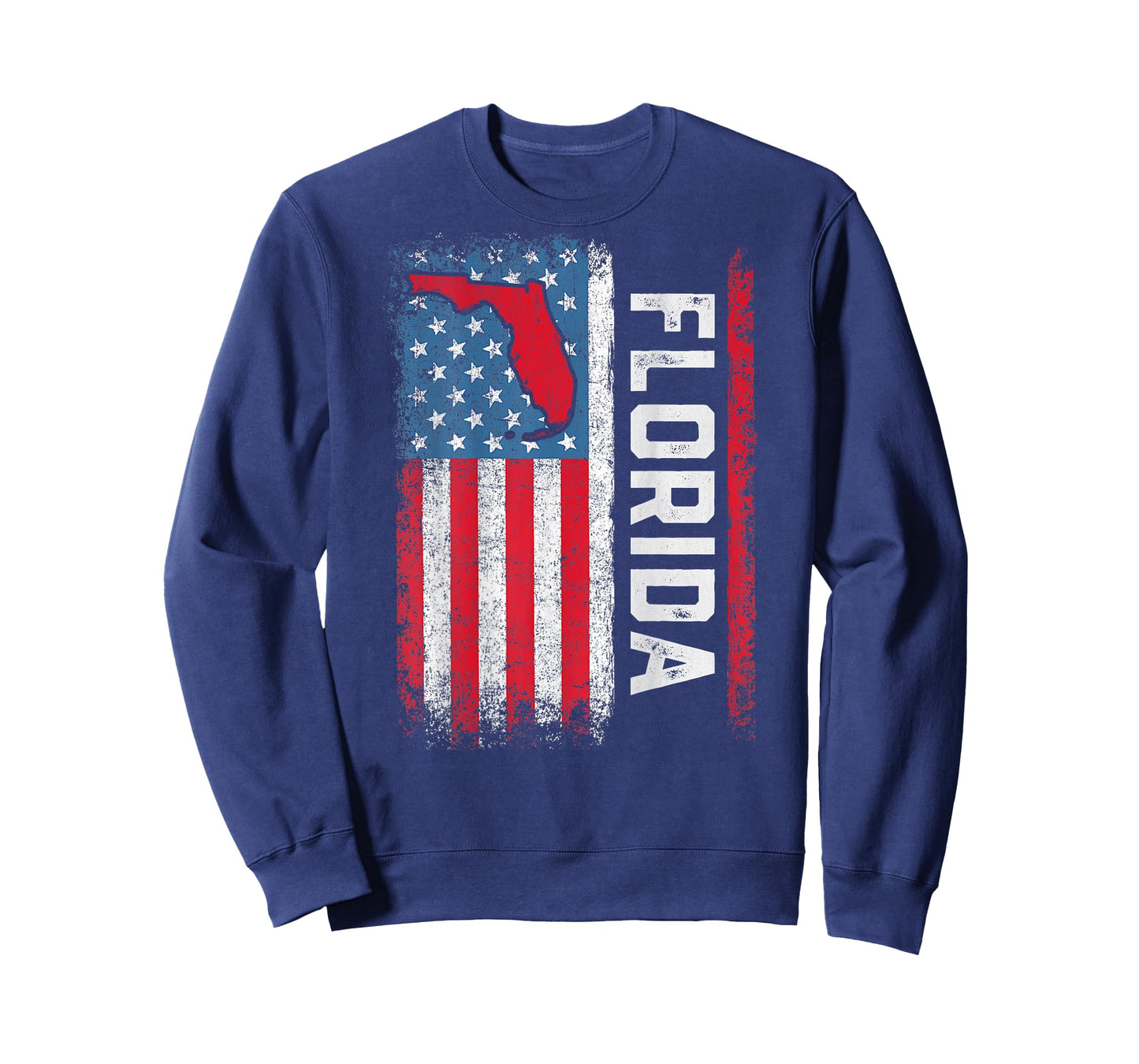 Vintage Florida State USA Flag Shirt Florida (On Back) T-Shirt