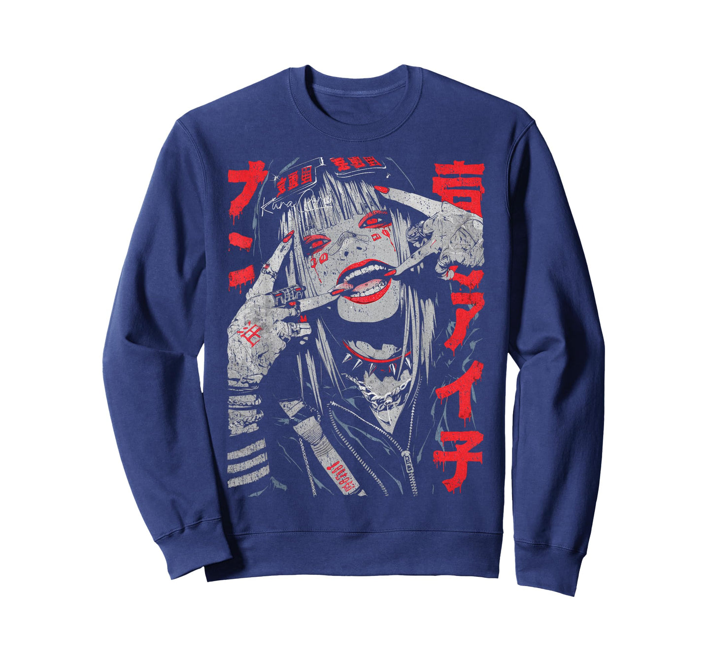 Japanese Streetwear Cyberpunk Y2K Retro Techwear Manga Anime T-Shirt