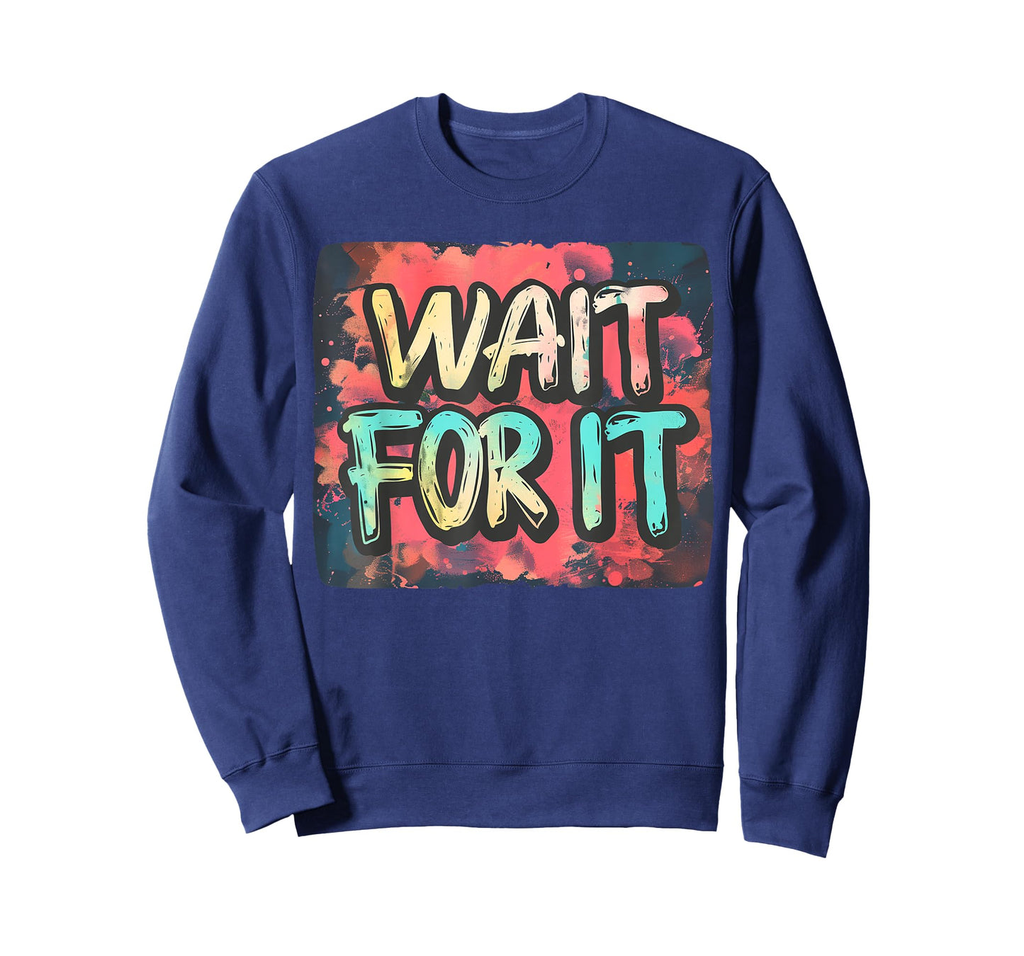 Dynamic Wait for It Emblem for a Playful Twist T-Shirt