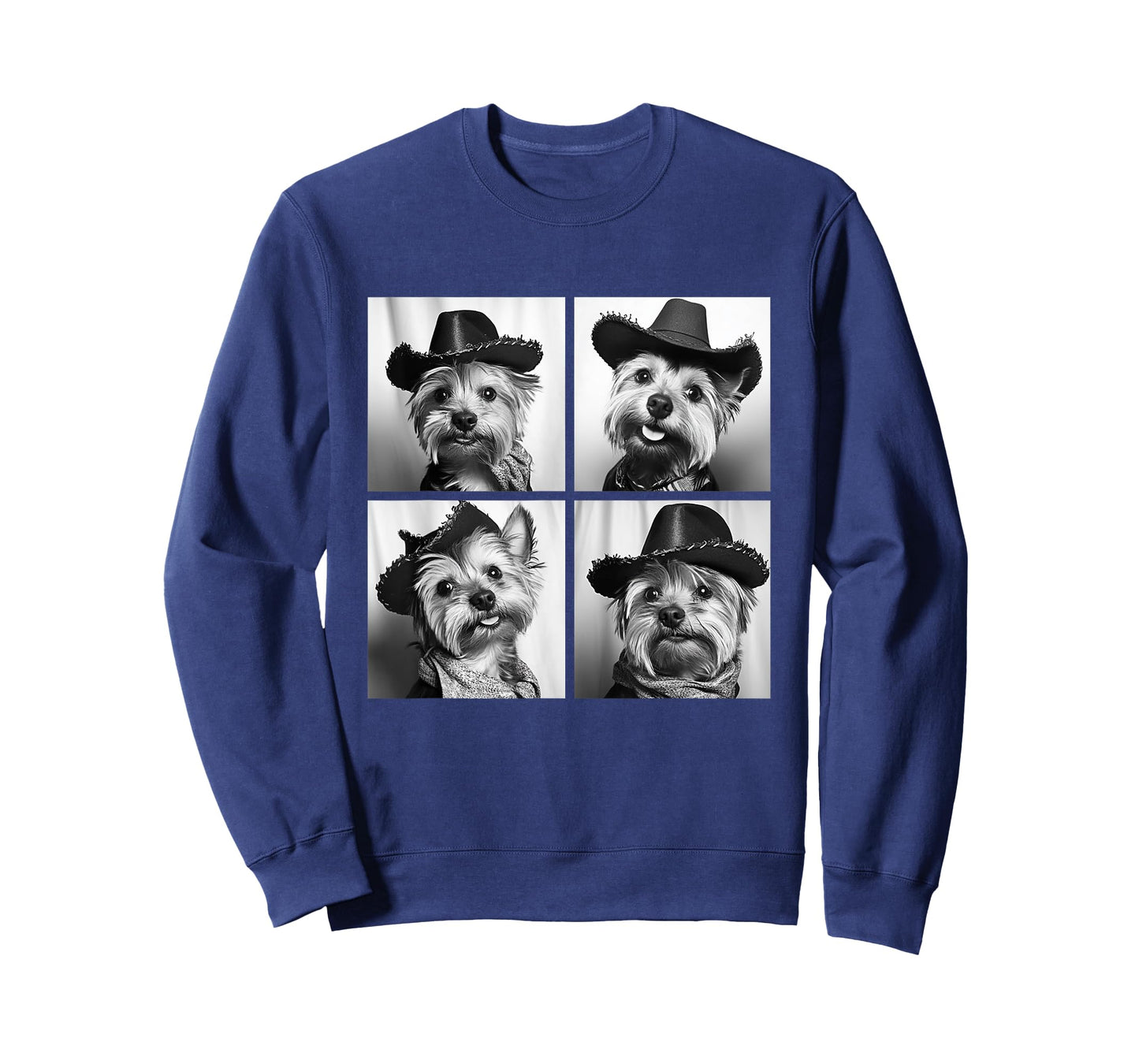 Funny Yorkshire Terrier Cute Cowboy Dogs Western Yorkies T-Shirt