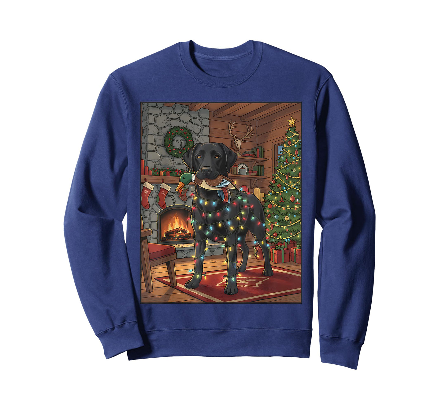 I Got That Dog in Me Christmas Hunting Dog Black Lab Duck T-Shirt