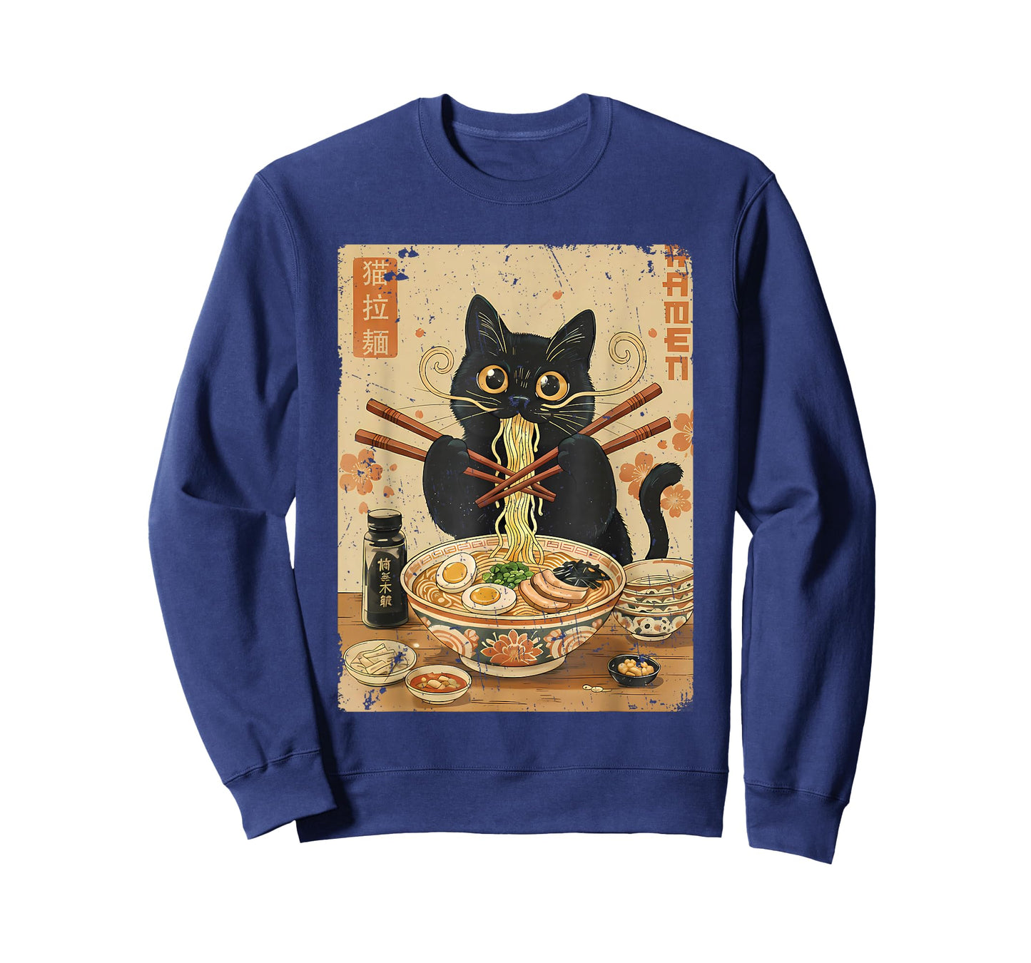 Kawaii Ramen Cat Anime Noodles Japanese Otaku Graphic T-Shirt