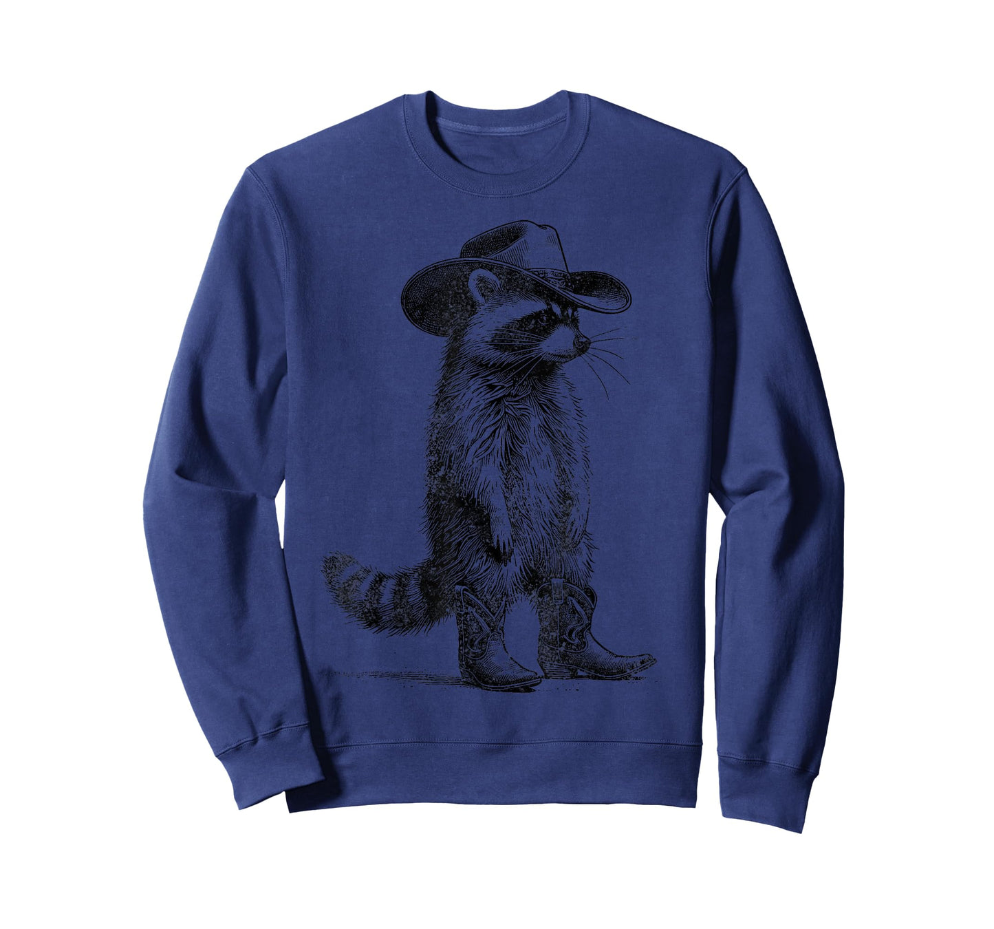 Raccoon Vintage Cowboy Cowgirl Western Country T-Shirt