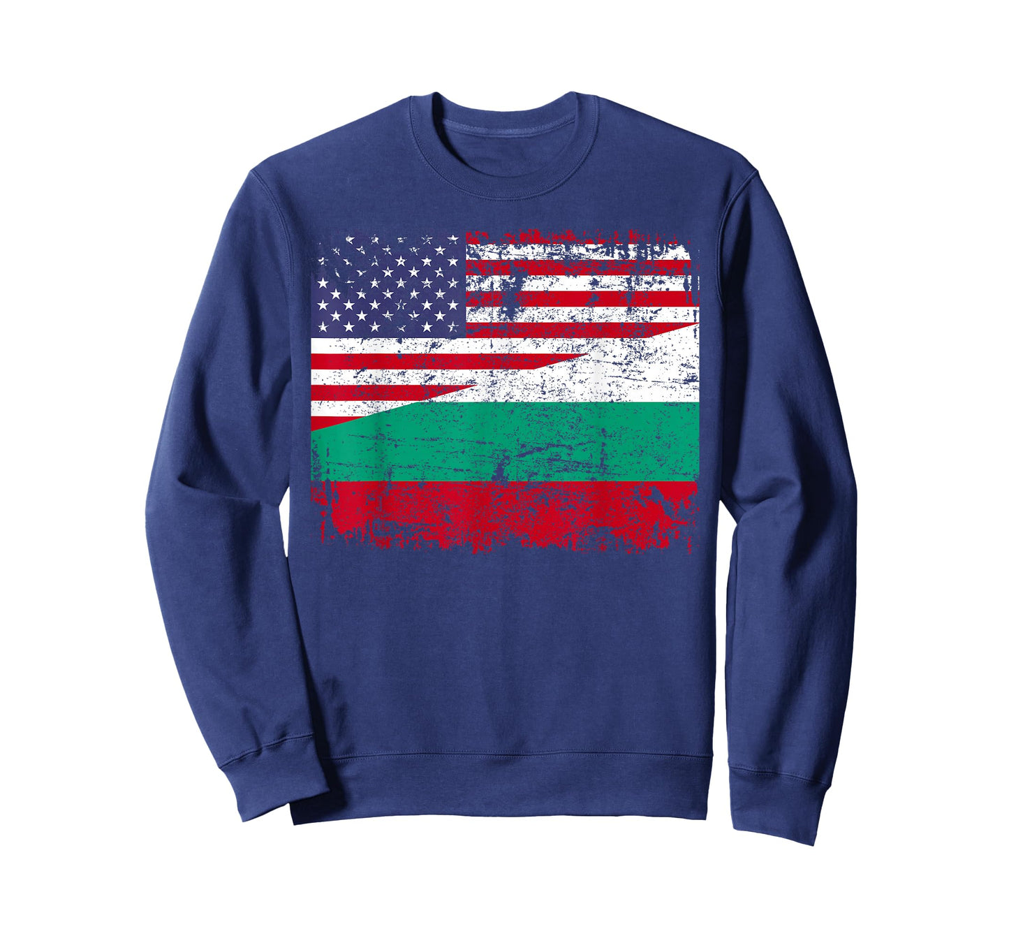 BULGARIAN ROOTS | Half American Flag | BULGARIA T-Shirt