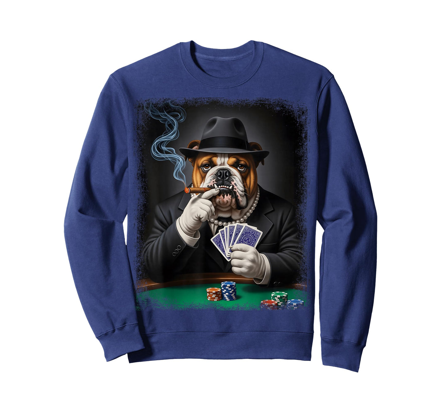 Gambling Casino Cool Dog in Suit Funny Poker Animal T-Shirt