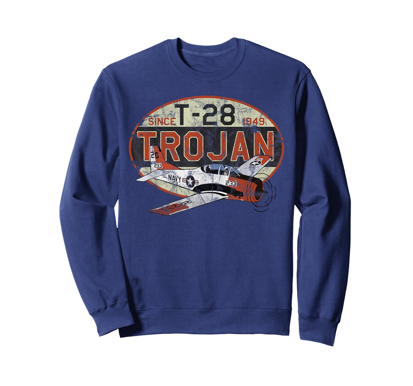 Designed For Flight T-28 Trojan 'Since 1949' Airplane Pilot Vintage Black Men's Medium T-Shirt