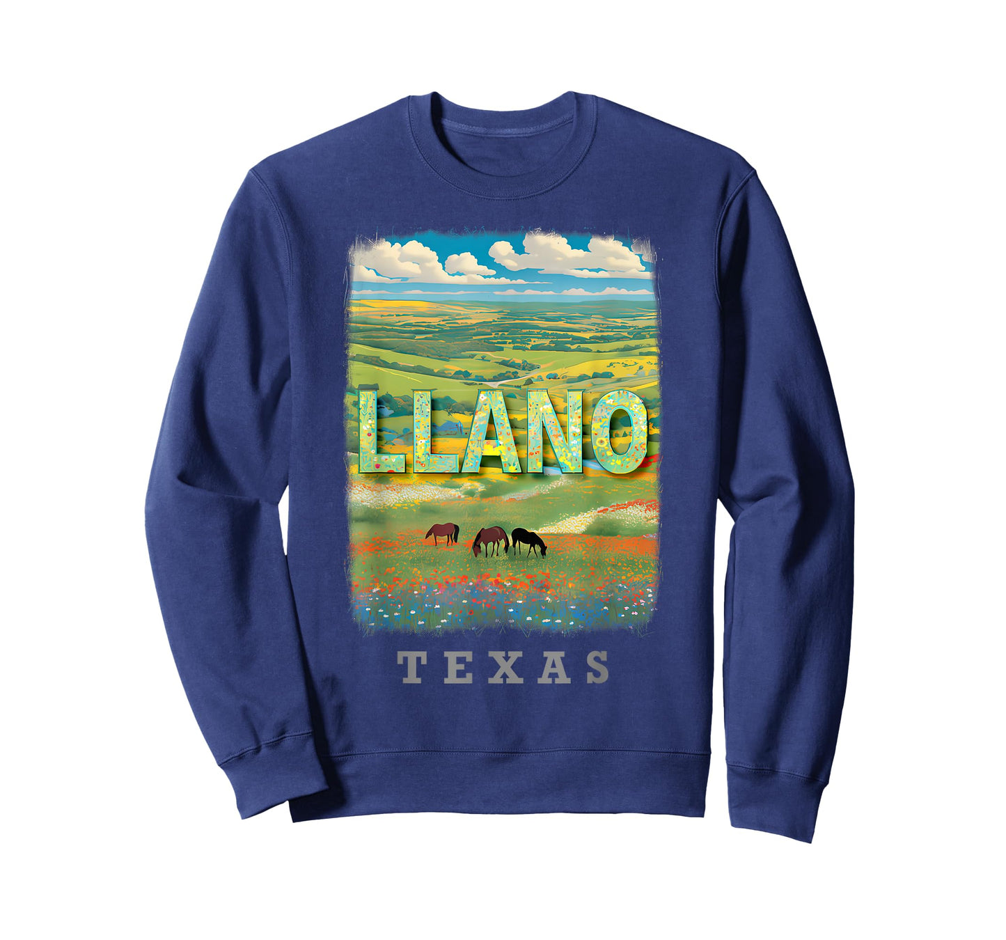 Llano Texas TX Hill Country Charm SD869 T-Shirt