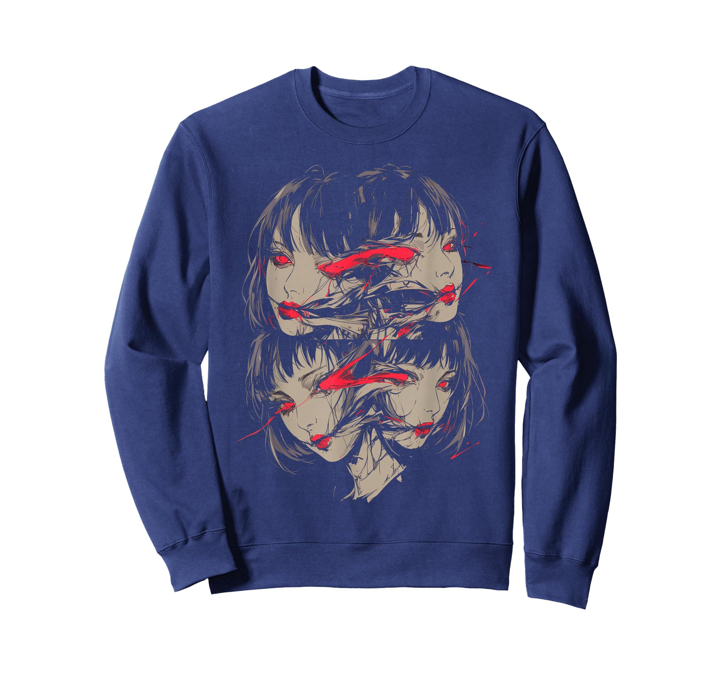 Creepy Horror Anime Manga Girl | Japan Japanese Harajuku T-Shirt