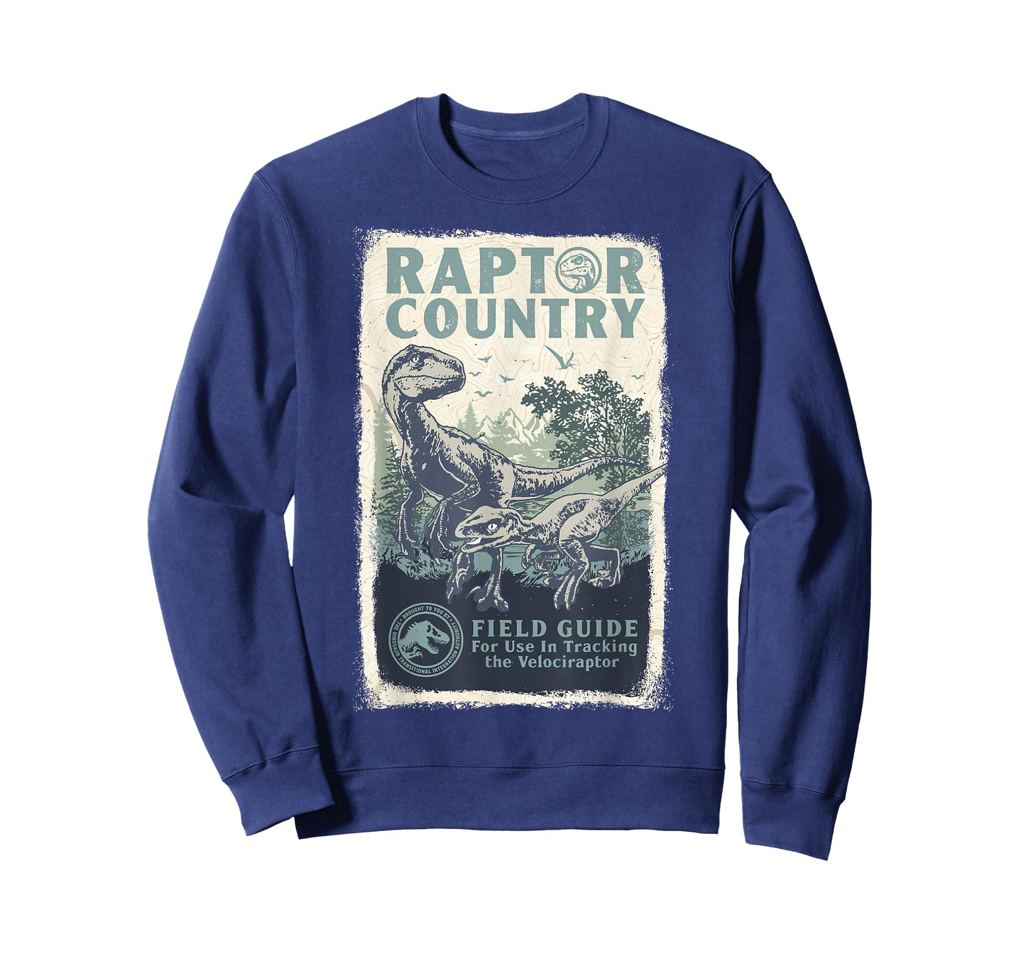 Jurassic World Dominion Velociraptor Raptor Country Poster T-Shirt