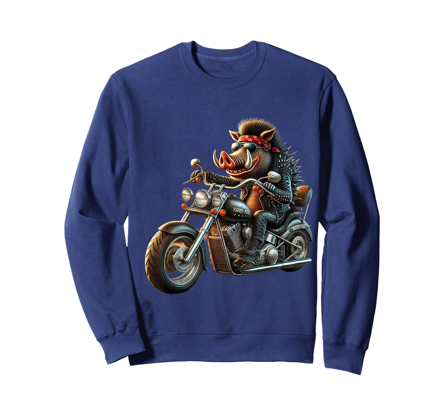 Hot Rod Hog | Funny Biker Warthog Motorcycle Rider T-Shirt