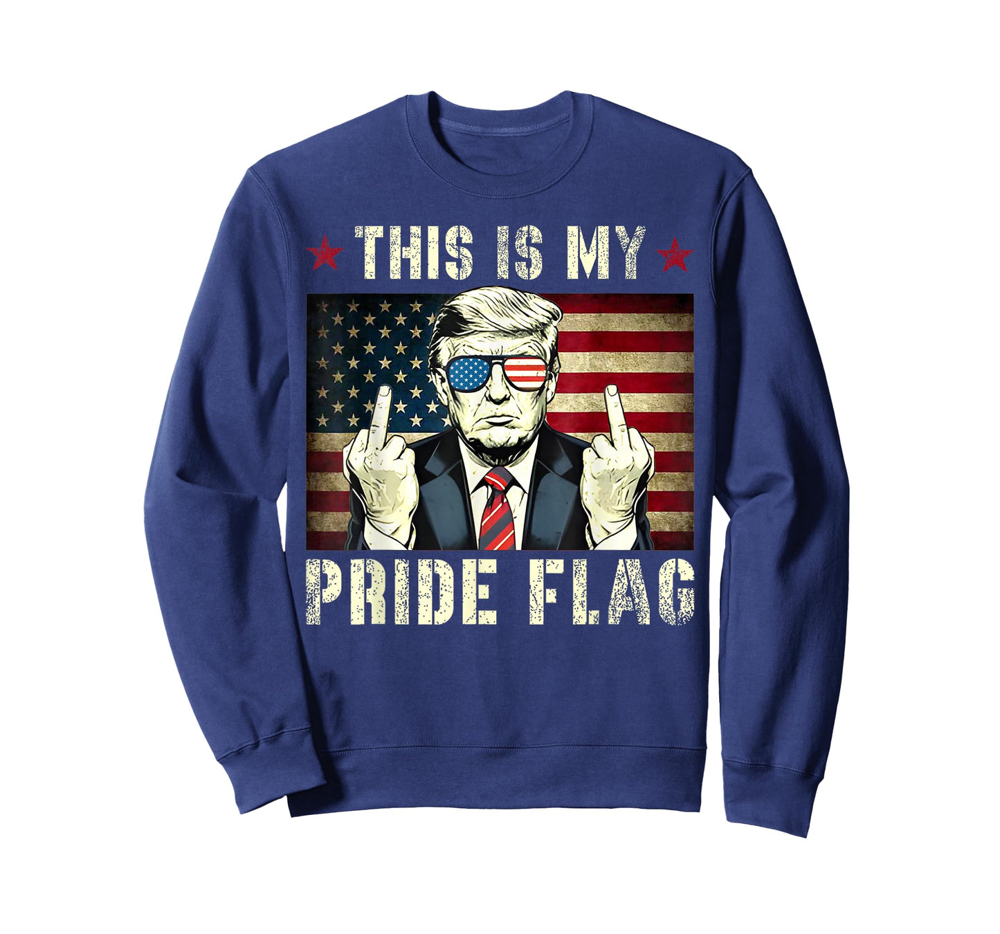 This Is My Pride Flag USA American Patriotic T-Shirt
