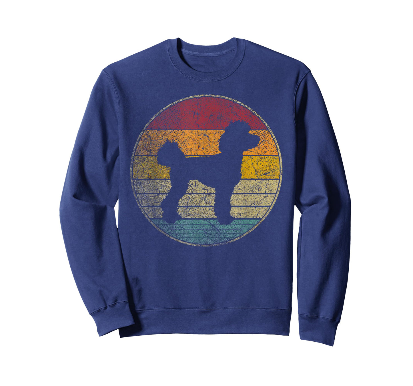 Poodle Dog - Vintage Funny Retro 70's 80's Men Women T-Shirt