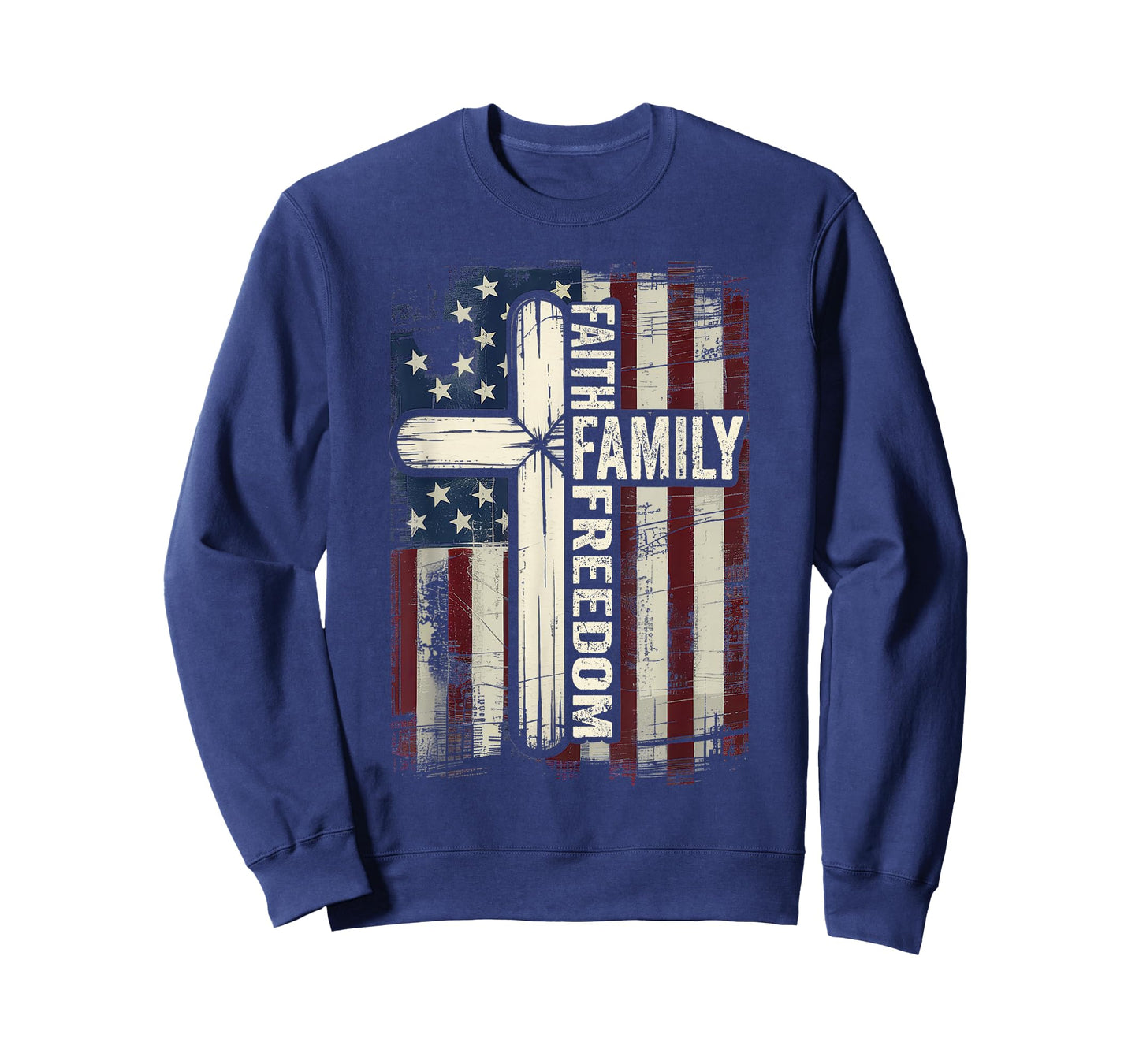 Faith Family Freedom USA Flag T-Shirt
