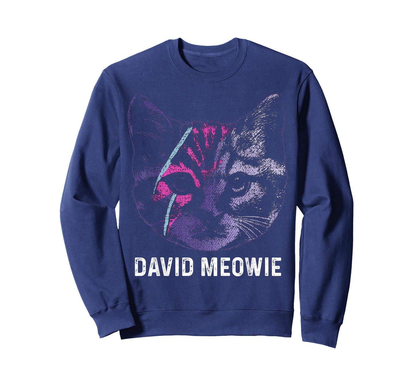 David Meowie Funny Cat Cat Lover T-Shirt