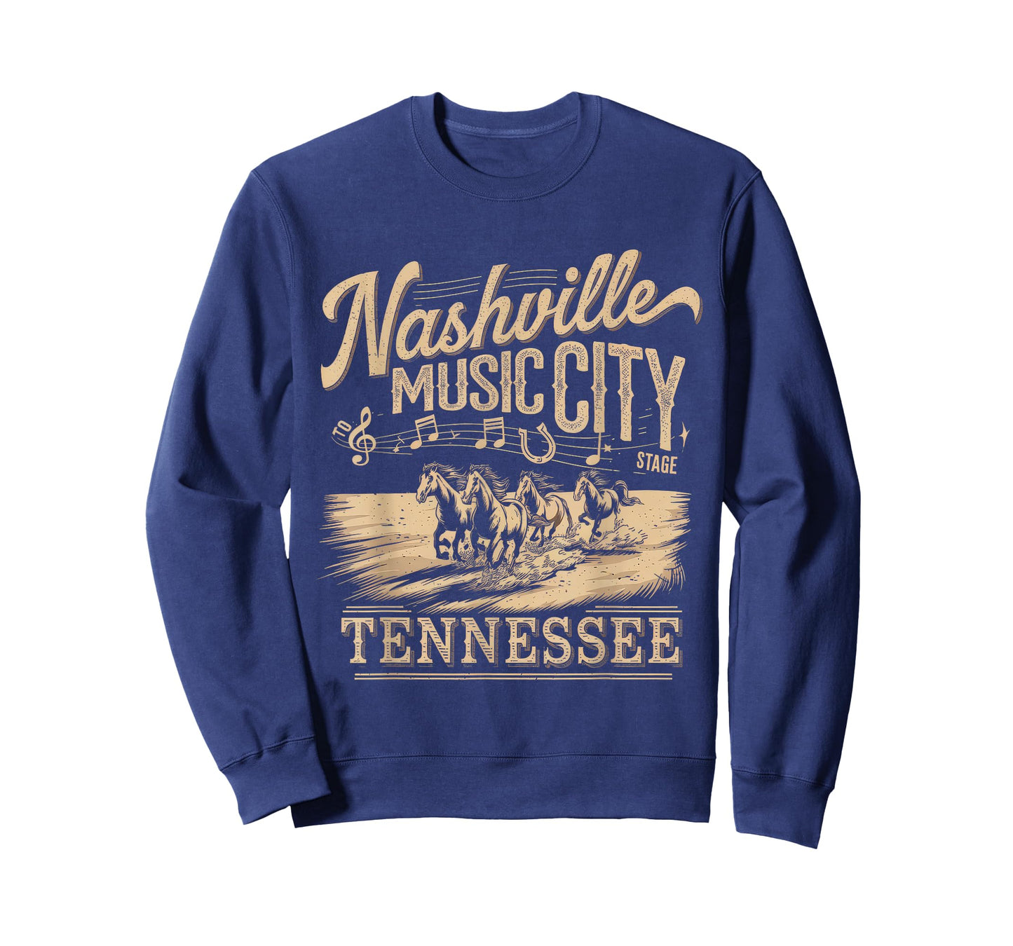 Nashville Music City Tshirt Women Men Tennessee Rock Country T-Shirt