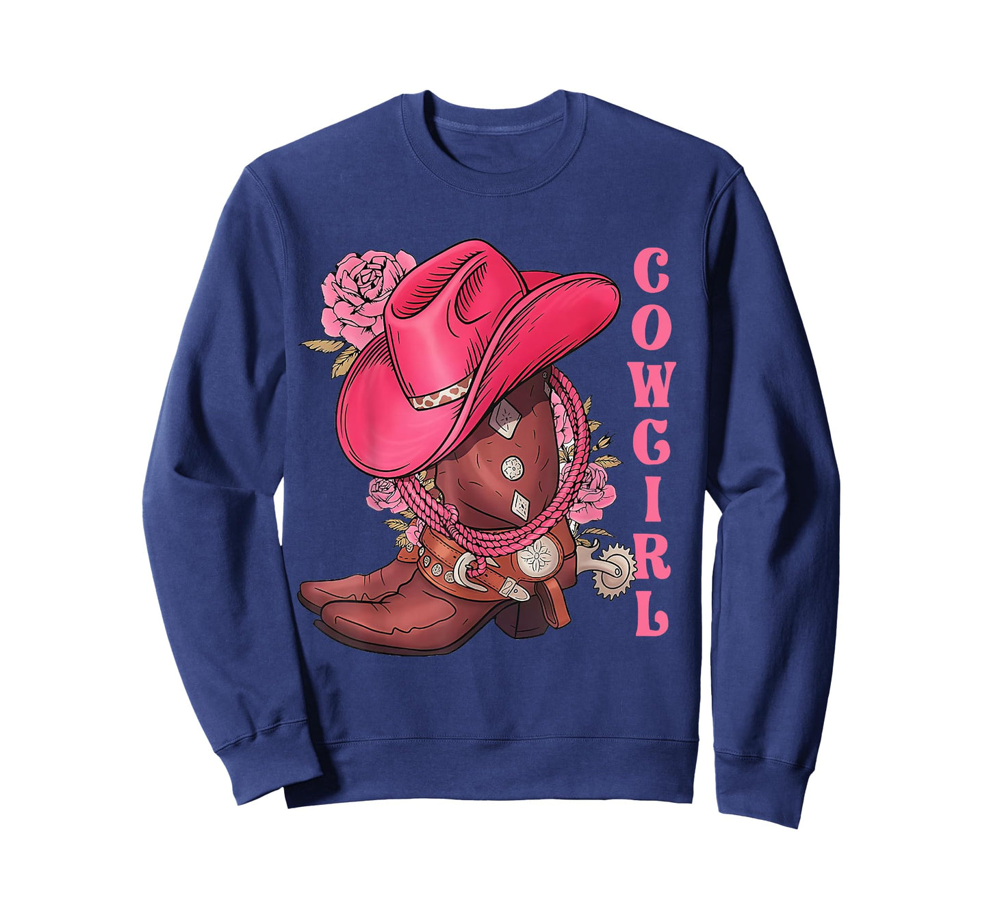 Cowgirl Hat Boots Western Country Southern Rodeo Texas Cute T-Shirt