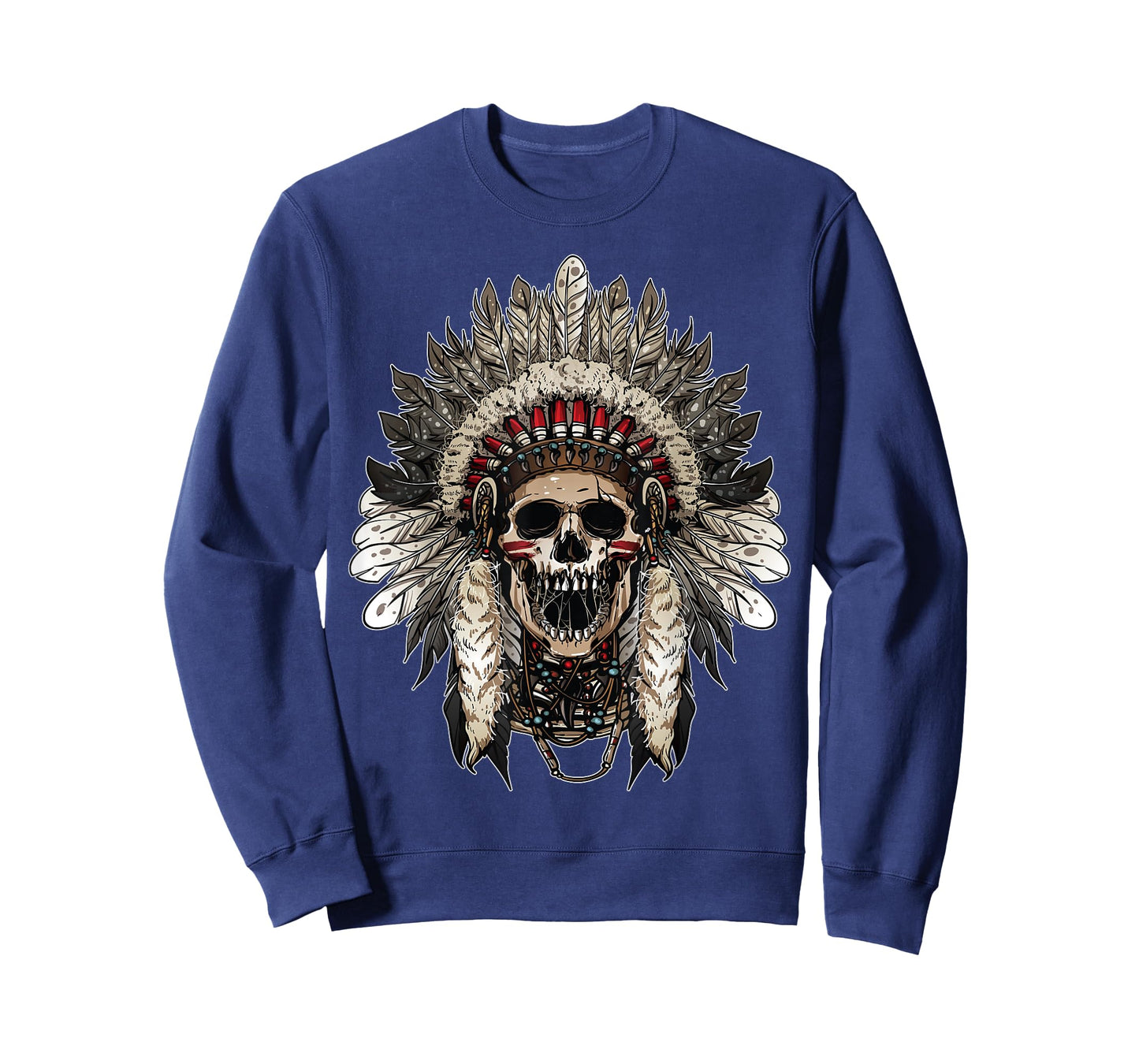 Chief Head Native American Indians Warbonnets Headdress T-Shirt