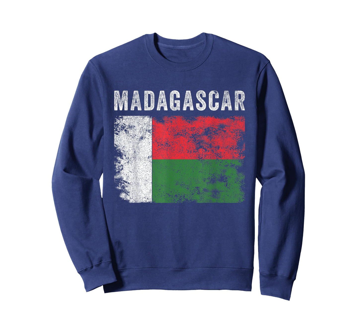 Madagascar Flag Distressed - Men Women Kids - Malagasy Flag T-Shirt