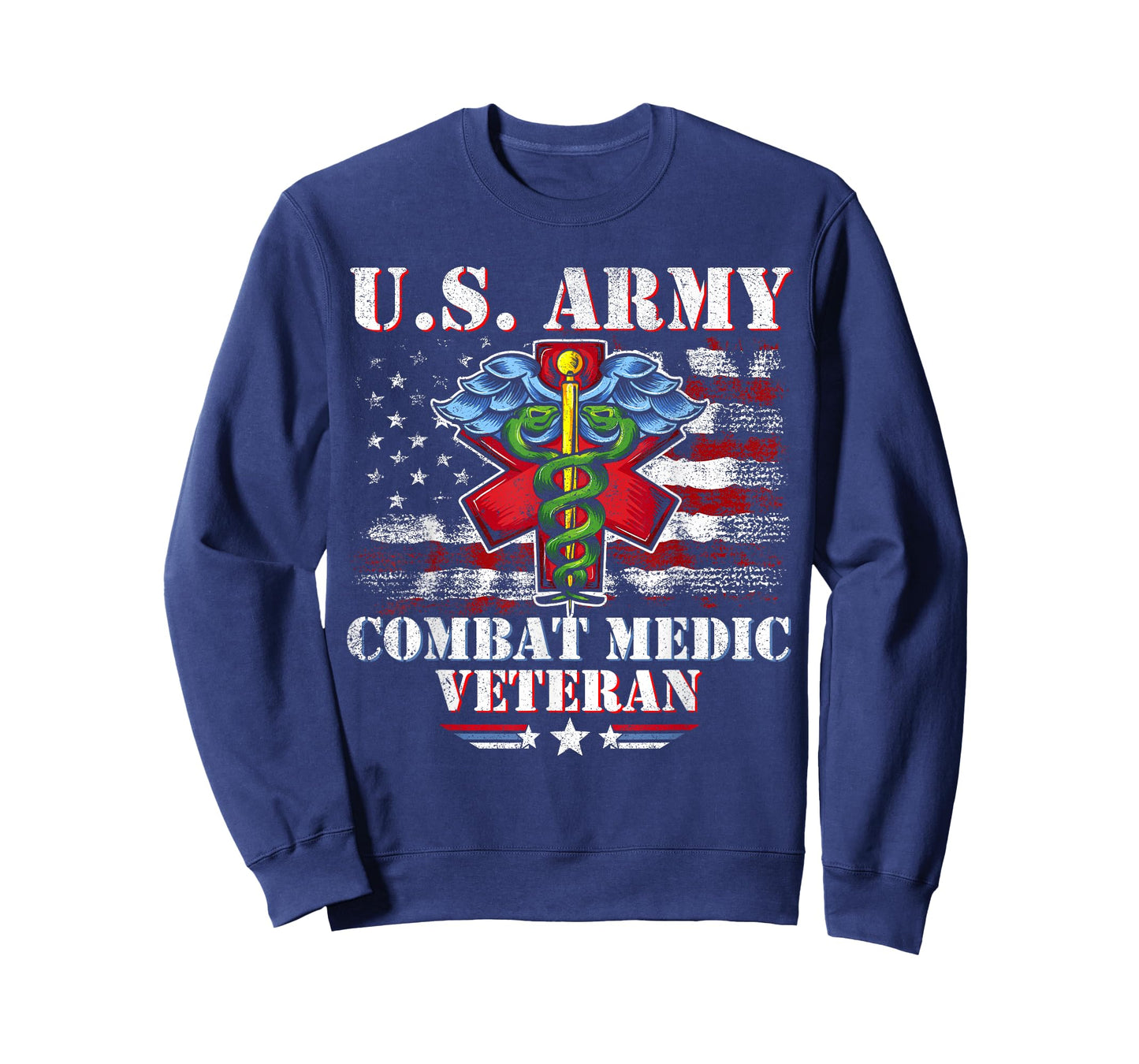 U.S Army Combat Medic Proud Veteran Medical Military Retired T-Shirt