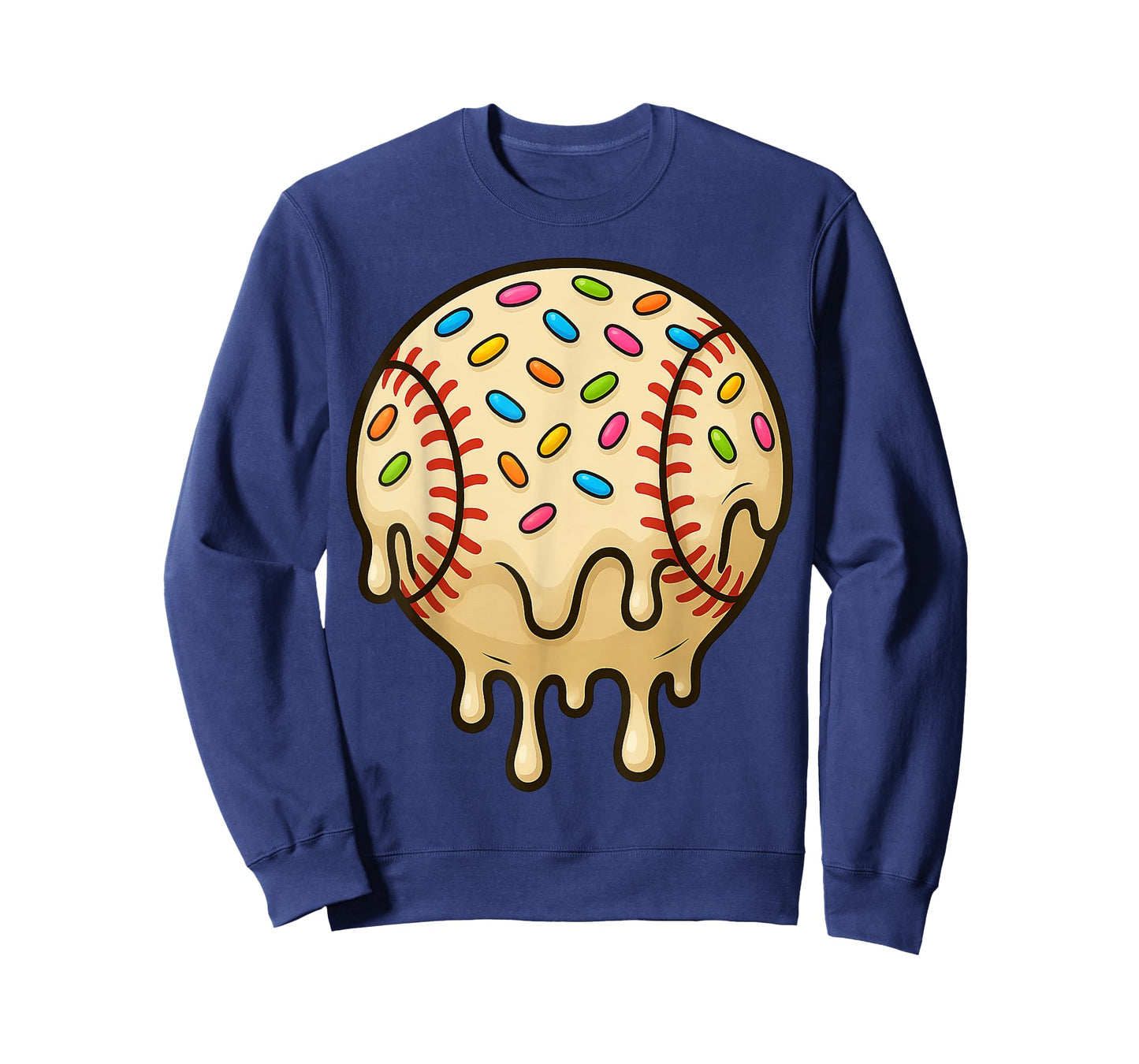 Baseball Drip Team for Boys and Girls Ice Cream Cool T-Shirt