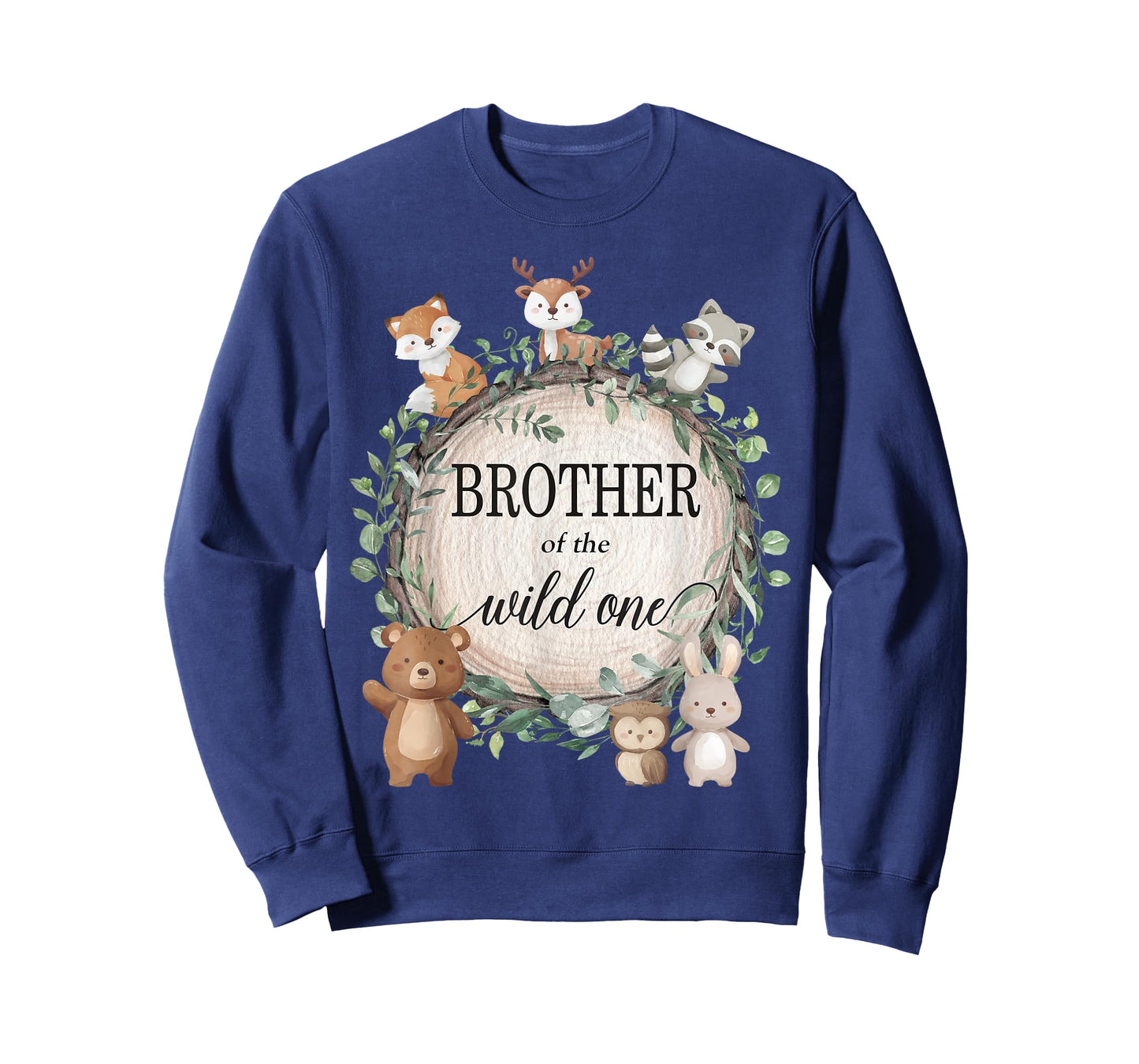 Brother of the Wild One Woodland Forest Animals 1st Birthday T-Shirt