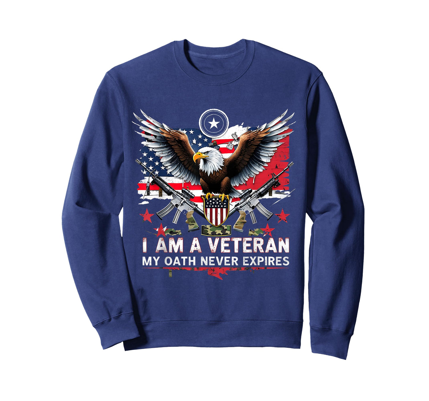 I Am A Veteran My Oath Never Expires Eagle Tee T-Shirt