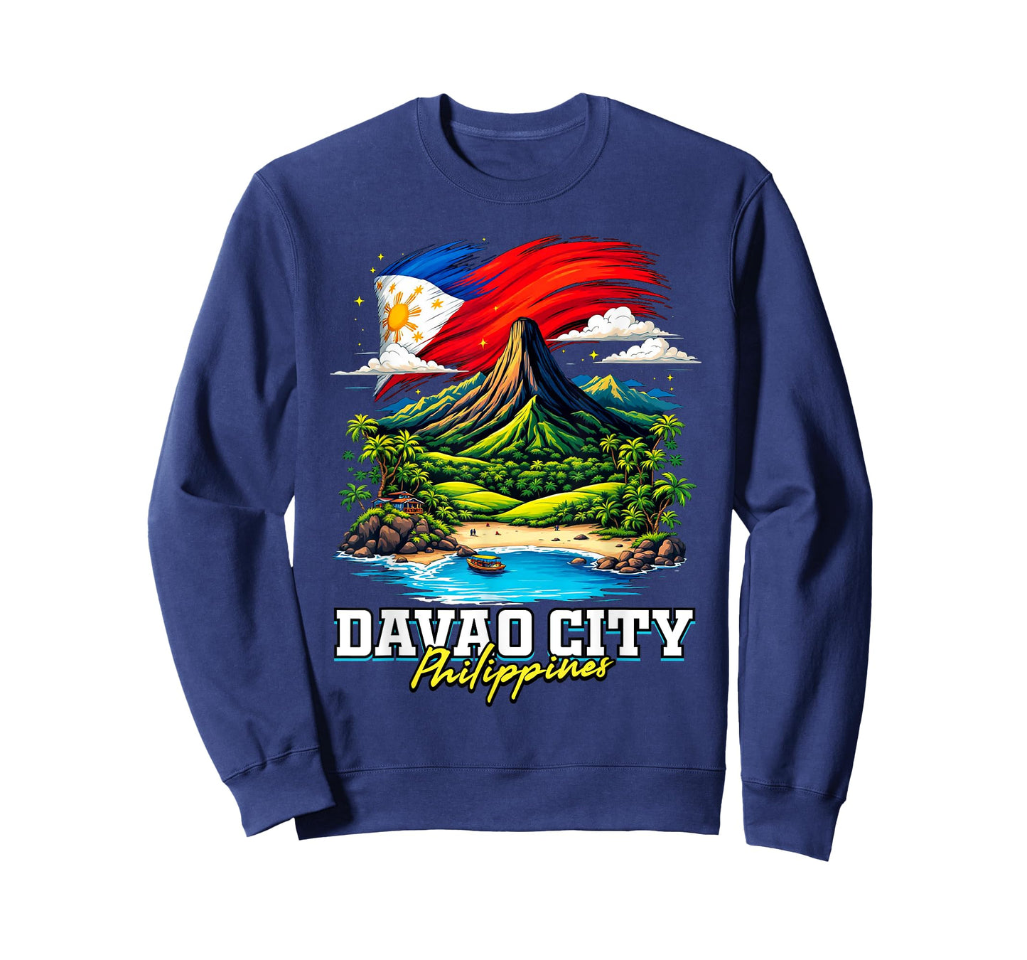 Davao City Philippines Souvenir Filipino Flag T-Shirt