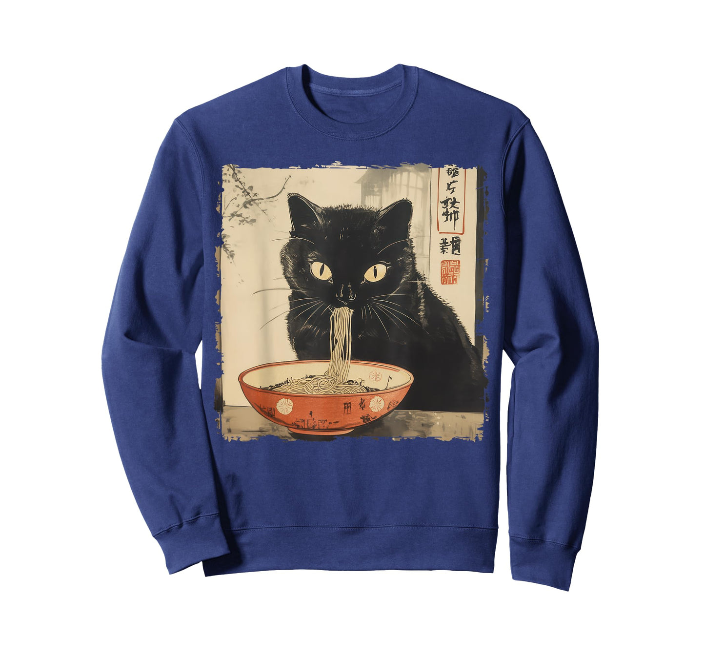 Cat Ramen Noodle Japanese Art Anime Manga Kawaii Cat T-Shirt