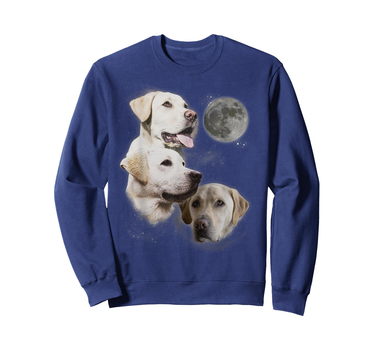 Howling at The Moon Shirt - Funny Yellow Labrador Retriever T-Shirt