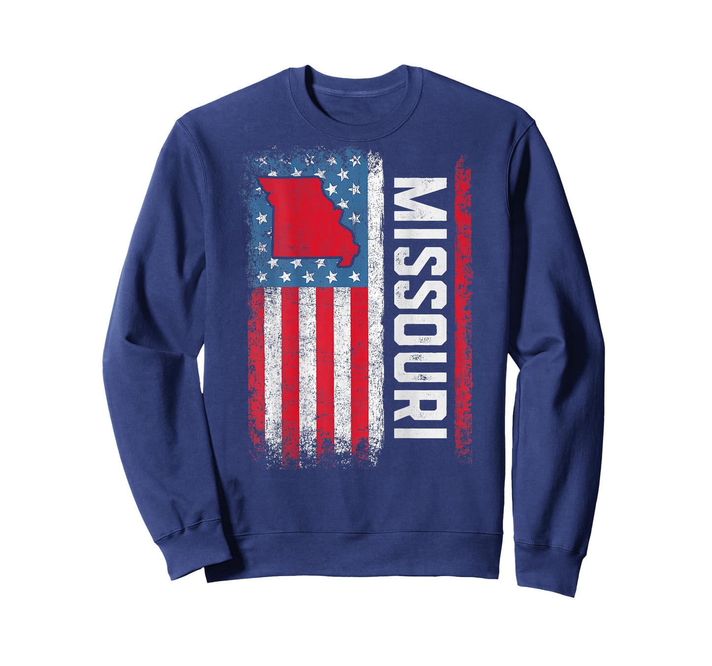 Vintage Missouri State USA Flag Shirt Missouri (On Back) T-Shirt