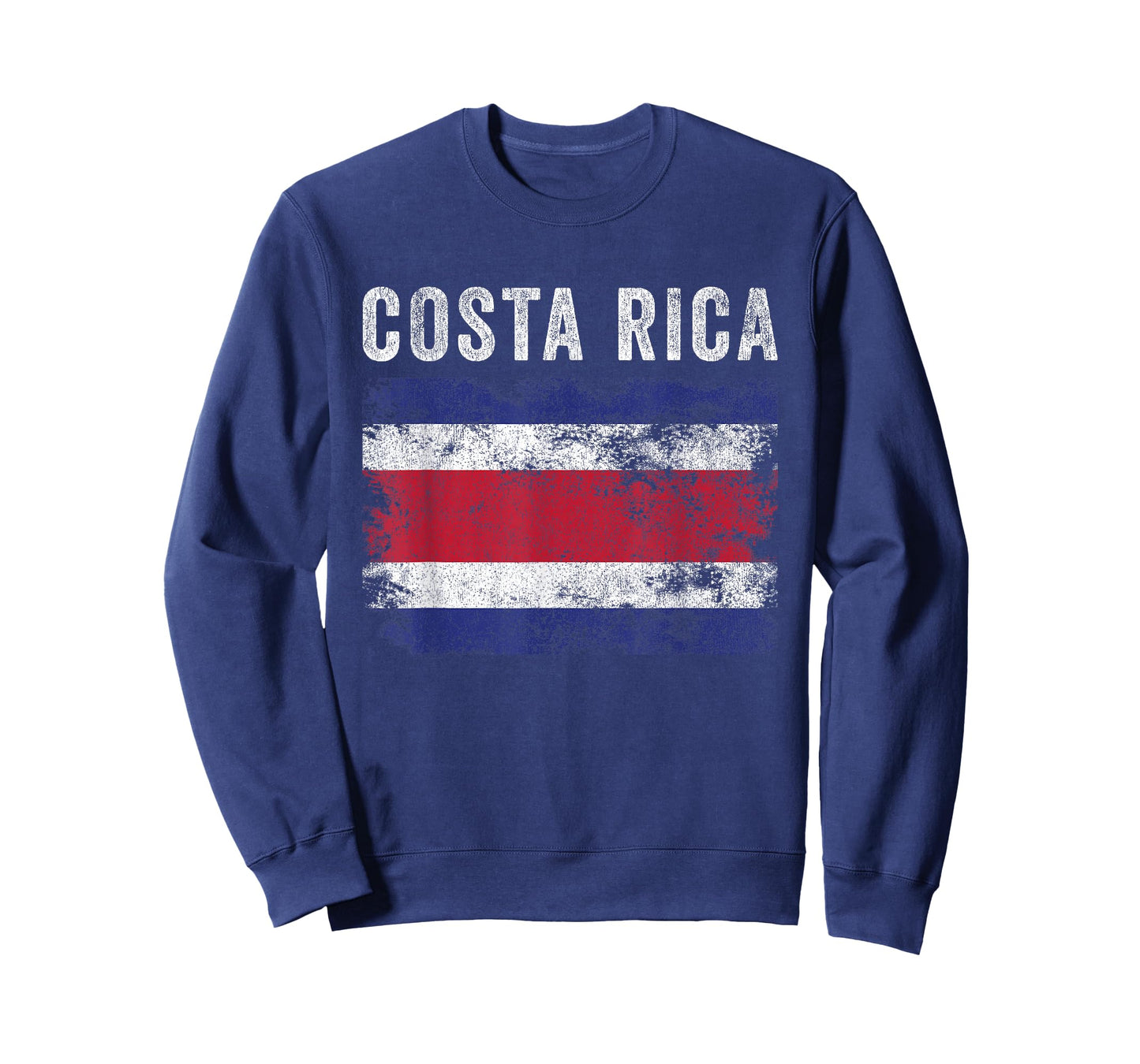 Costa Rica Flag Distressed - Men Women - Costa Rican Flag T-Shirt