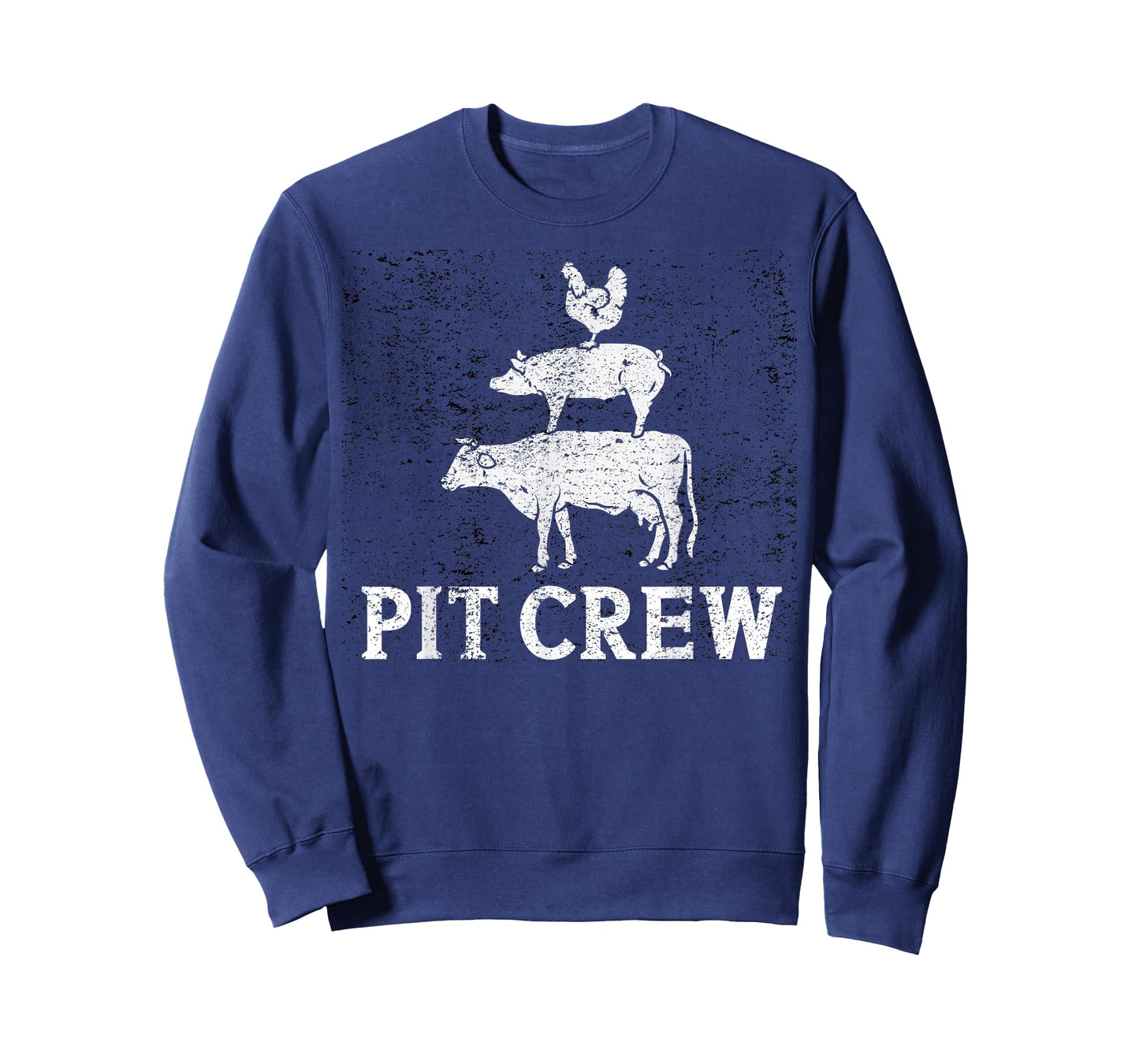 Funny Pit Crew BBQ Grilling Smoking Chicken Pork Beef T-Shirt