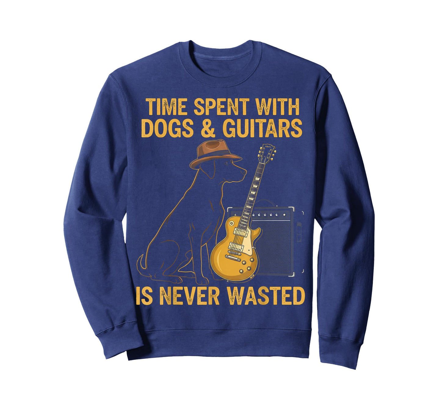 Time Spent with Dogs and Guitars is Never Wasted T-Shirt