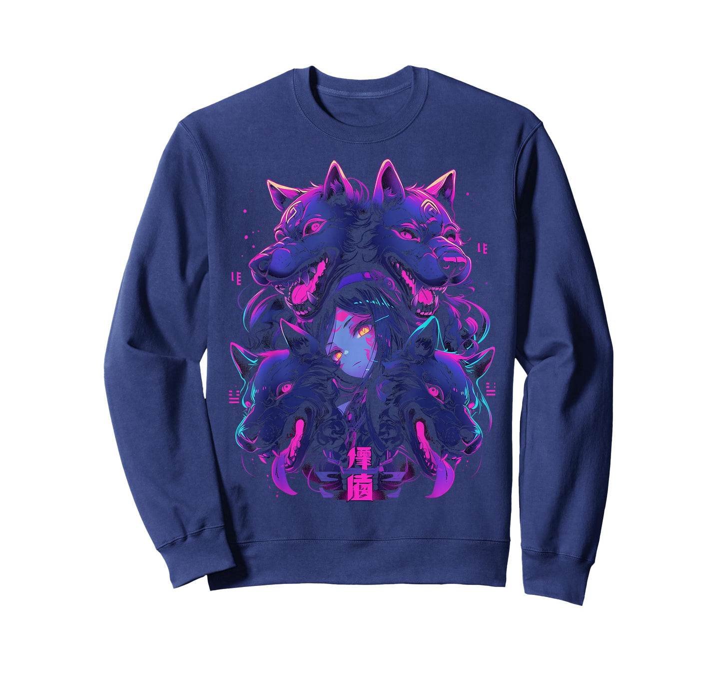 Anime Manga Cyberpunk Aesthetic Techwear Harajuku | Wolf T-Shirt