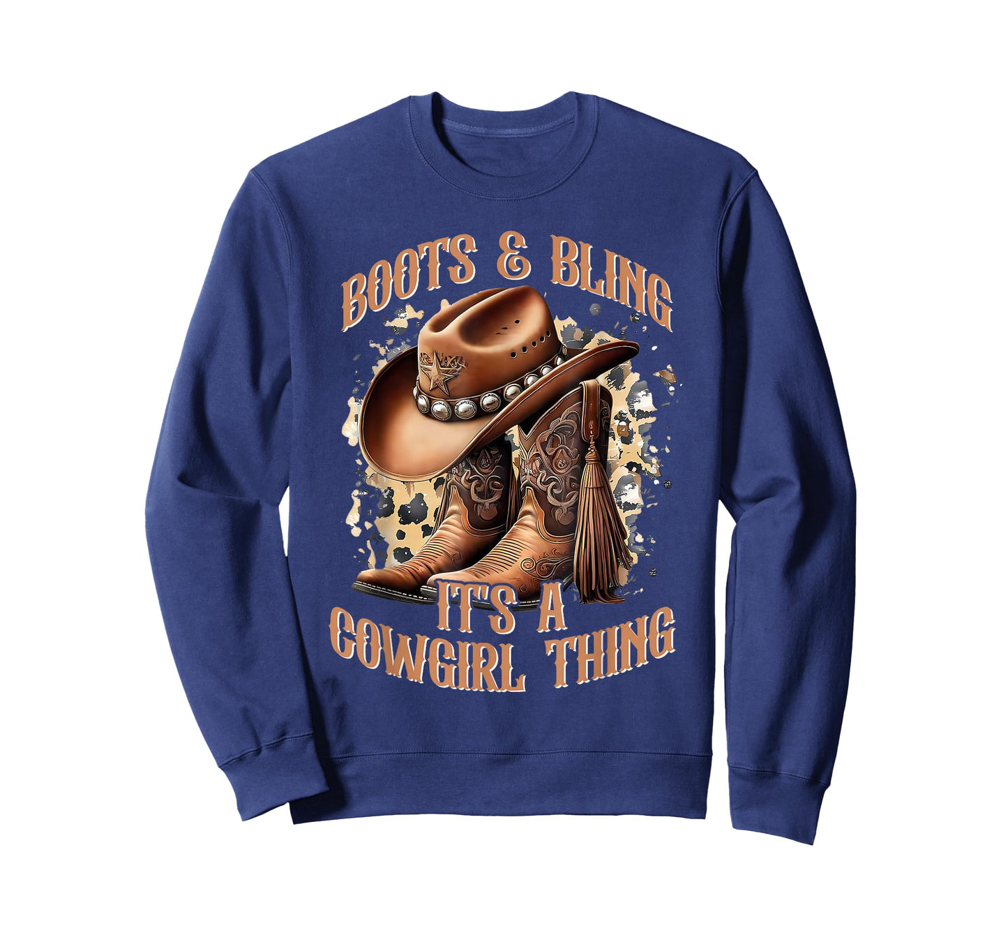 Boots and Bling It's A Cowgirl Thing Shirt Cowboy Hat T-Shirt