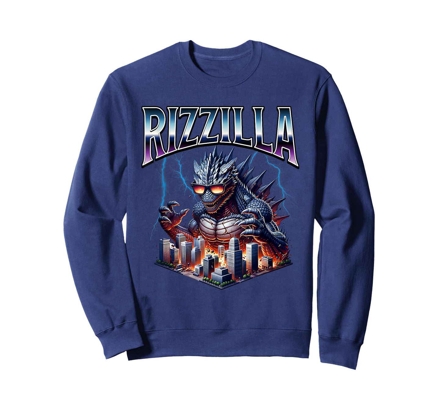 Rizzilla Rizz Meme Funny Kaiju Skibidi Rizzler Bruh Teen Boy T-Shirt