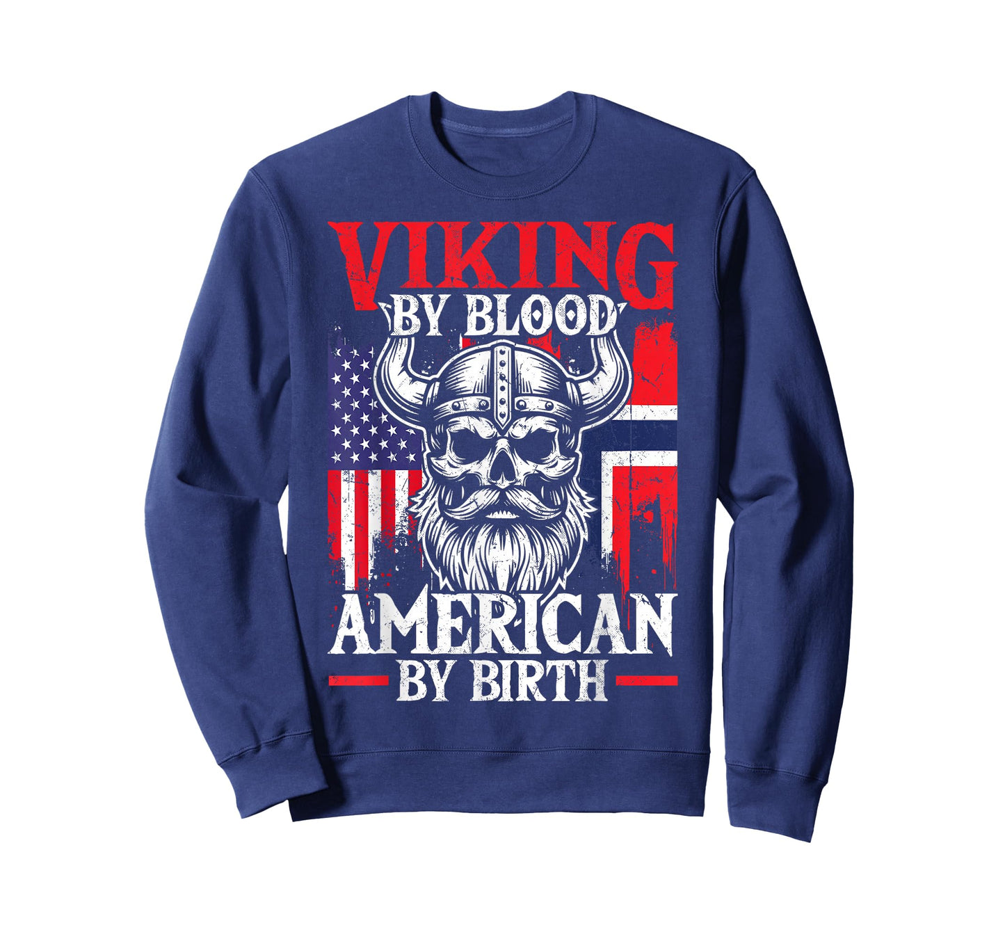 Viking Blood American by Birth Norway Pride T-Shirt